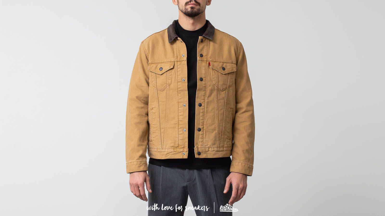 Levi's X Justin Timberlake Canvas Trucker Jacket Khaki in Natural for Men -  Lyst