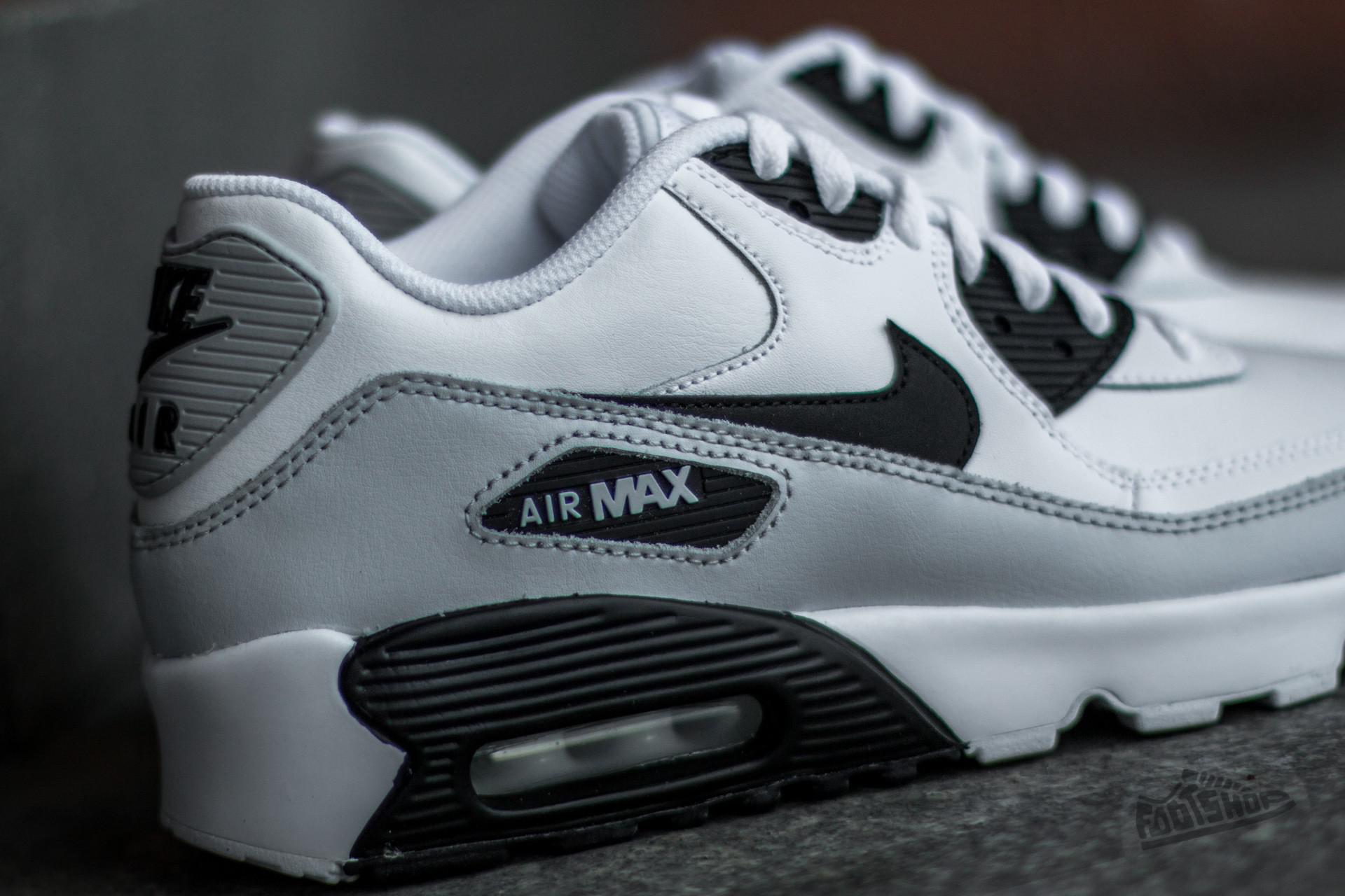 Air max 90 ltr clearance (gs) white/ black-pure platinum-white