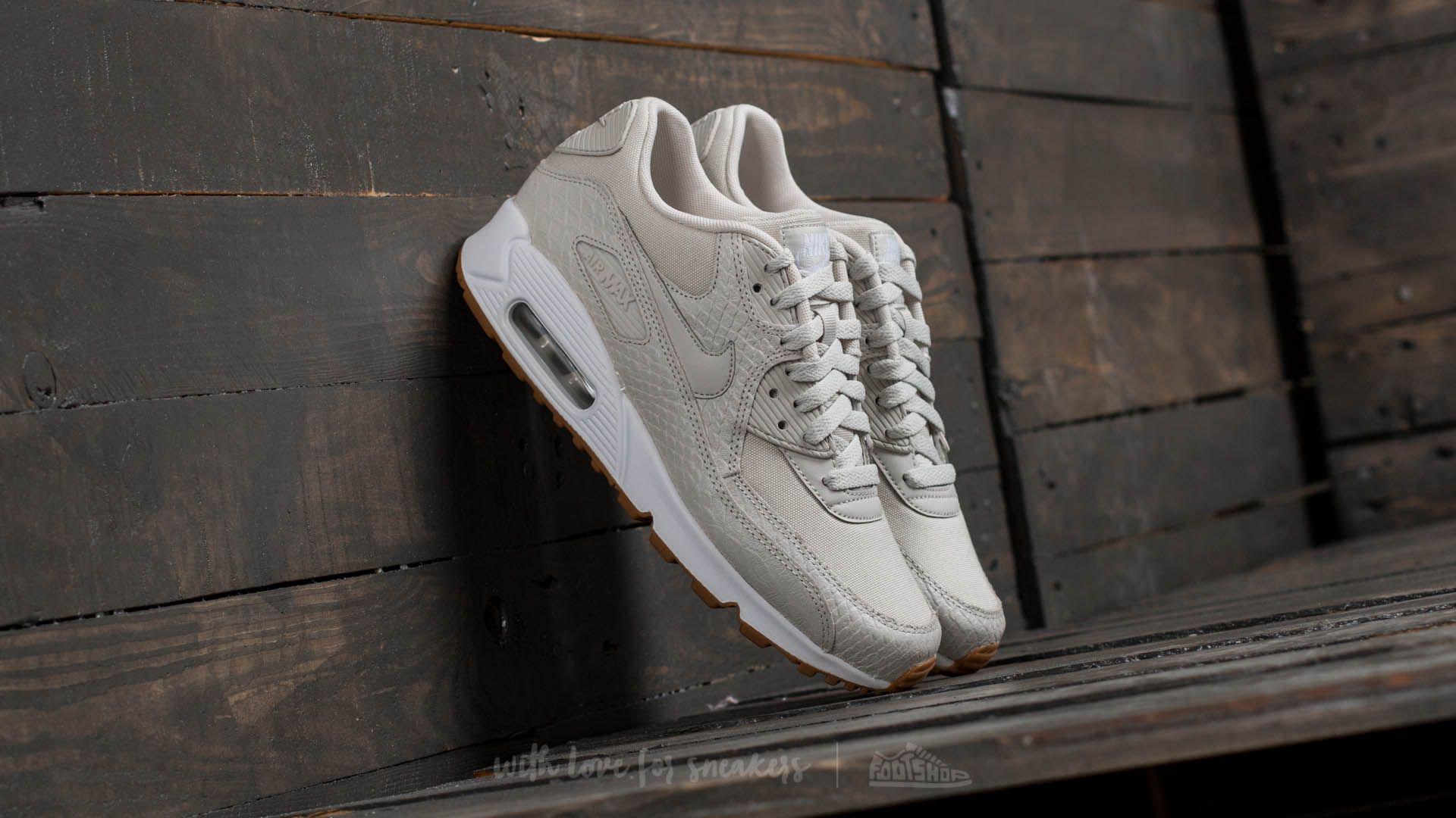 Nike Wmns Air Max 90 Premium Light Bone Light Bone In Gray Lyst Nike Wmns Air Max 90 Premium Light Bone Light Bone In Gray Lyst
