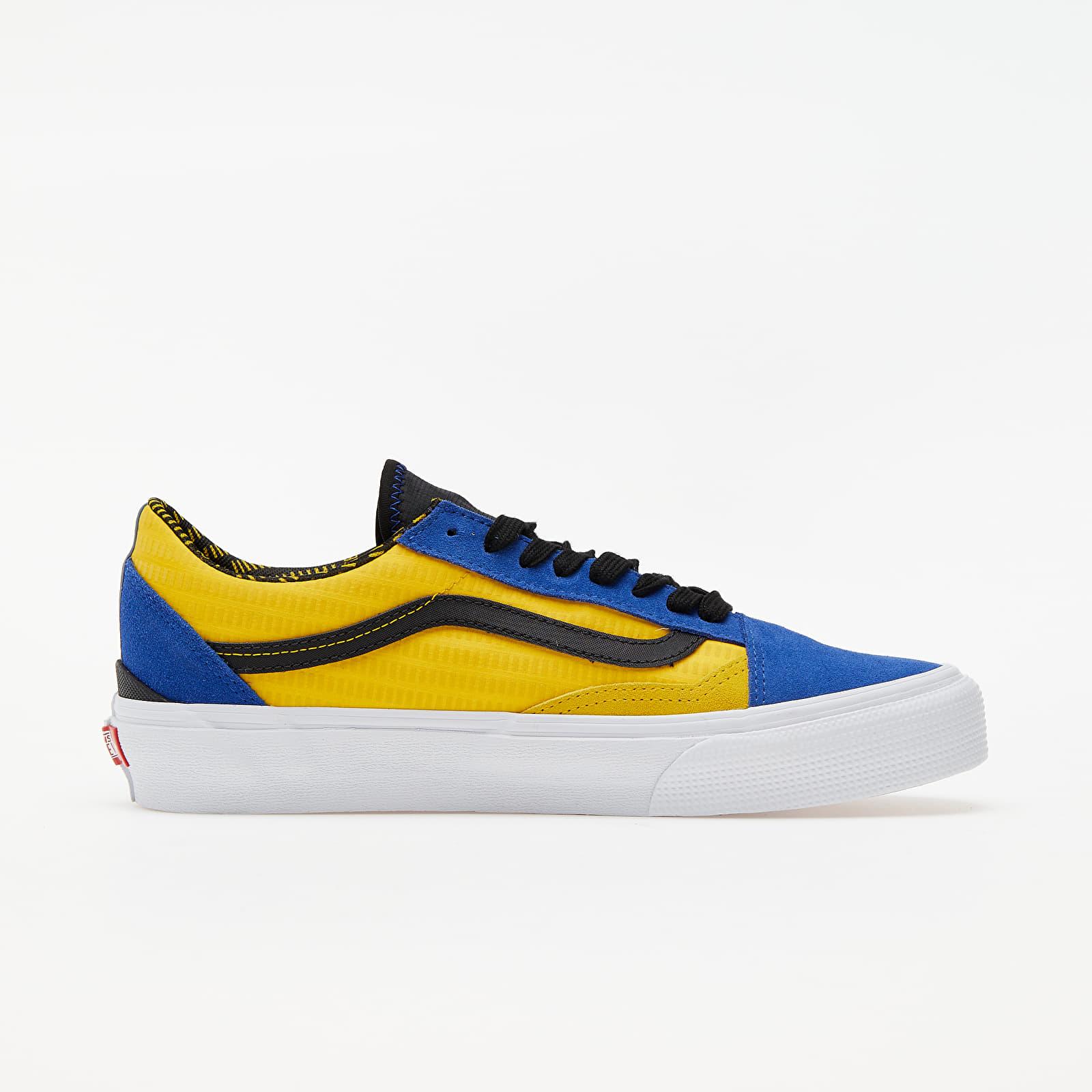 blue & yellow vans