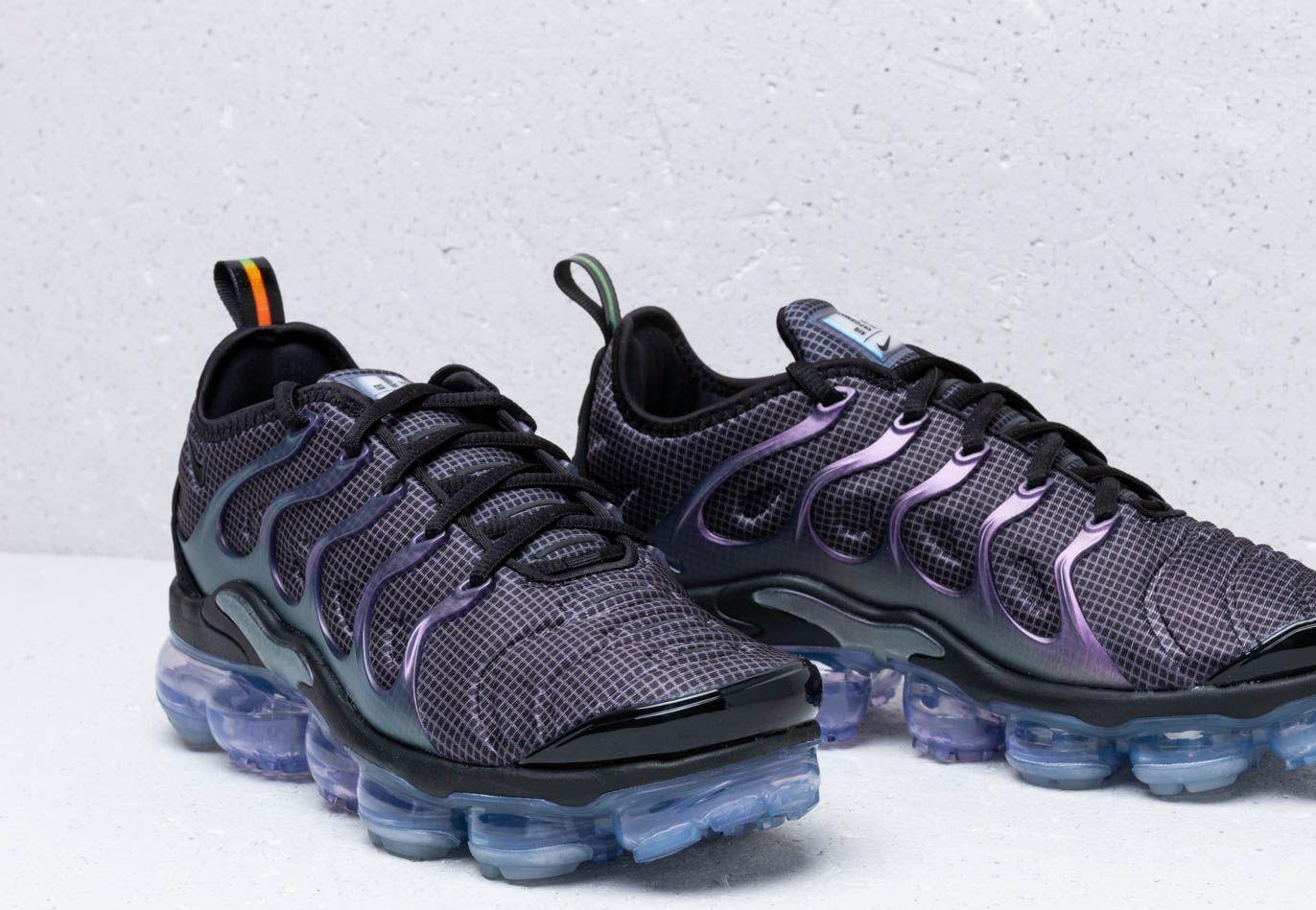 Air - Vapormax Plus - Sneakers nere e viola da Uomo di Nike in Nero | Lyst
