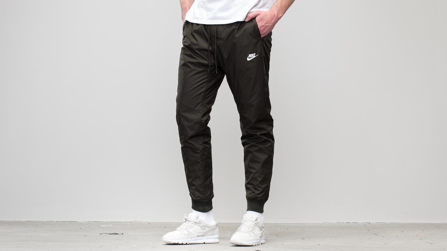 nike windrunner pants black