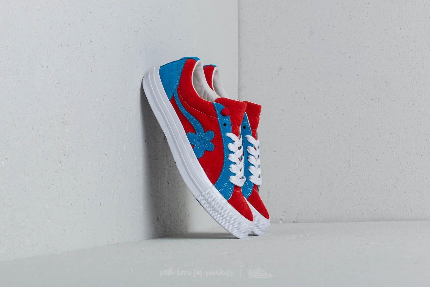 golf le fleur shoes red and blue