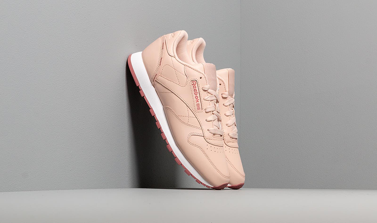 Reebok Leather Buff/ Rose Dust/ White in Pink - Lyst