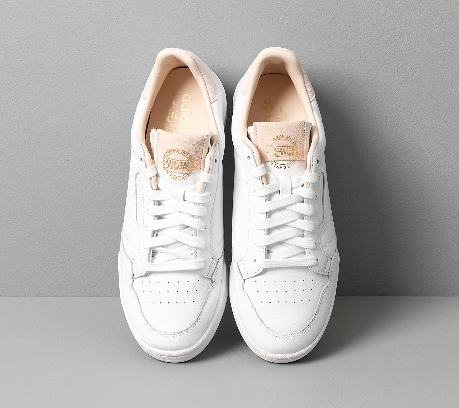 adidas continental 80 white crystal white