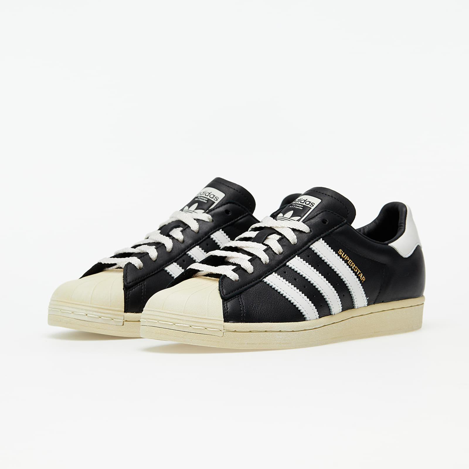 adidas Originals Adidas Superstar Core Black/ Crystal White/ Blue - Lyst