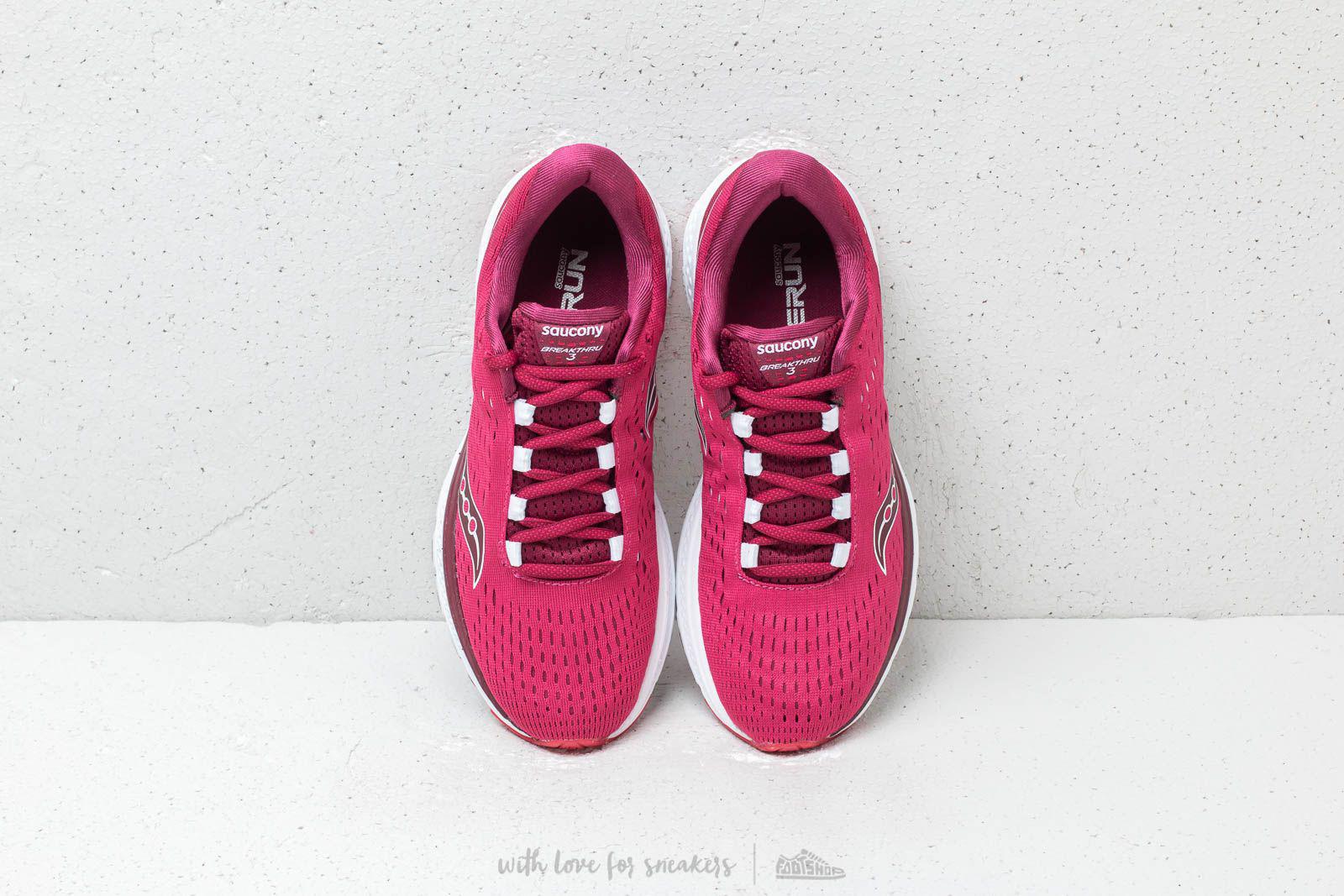 saucony breakthru 3 rosa