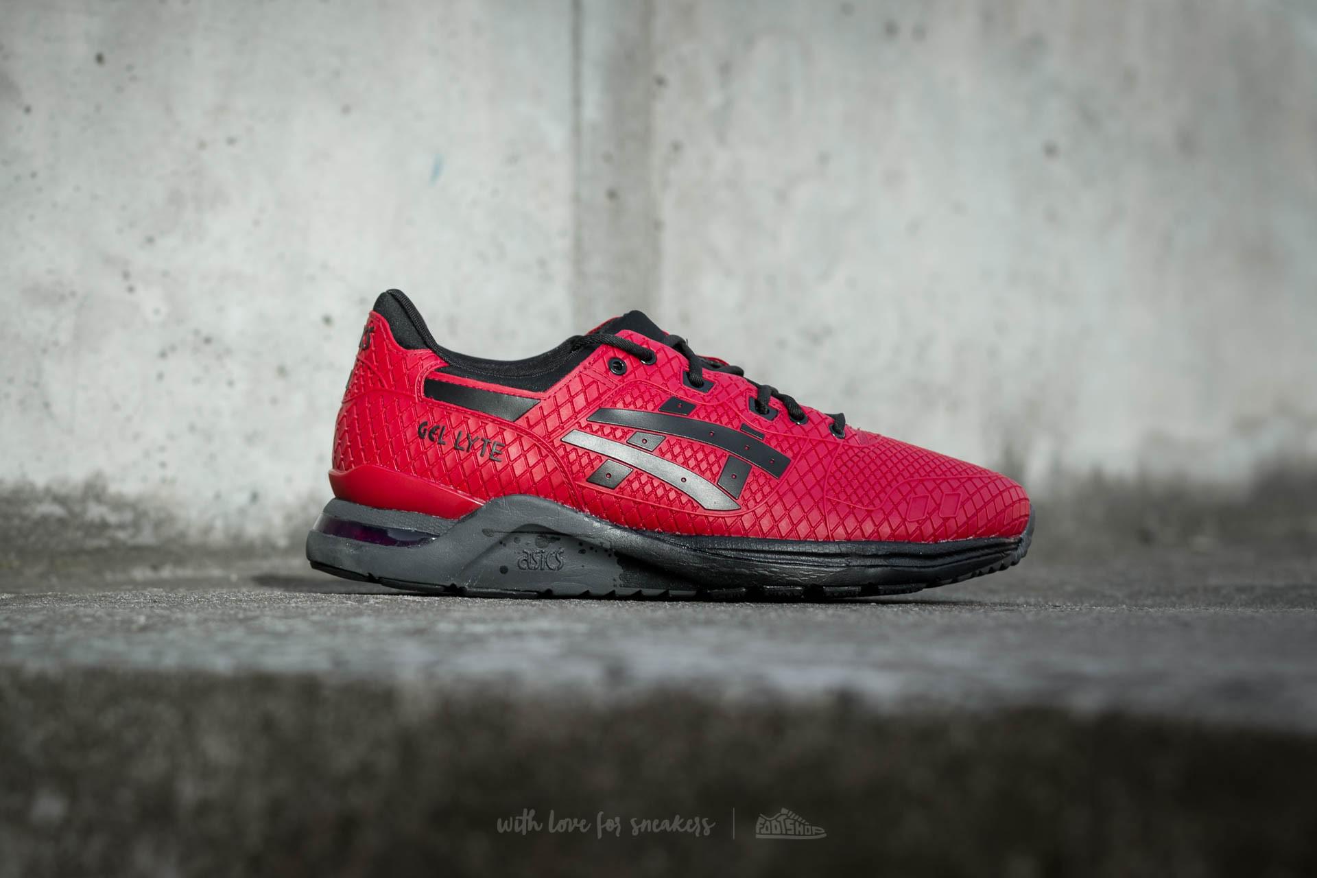 asics gel lyte evo red black