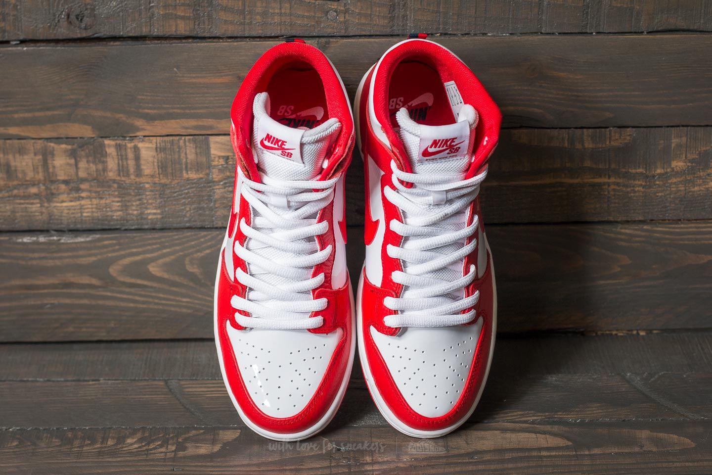 Nike Leather Sb Zoom Dunk High Pro University Red/ University Red for Men |  Lyst
