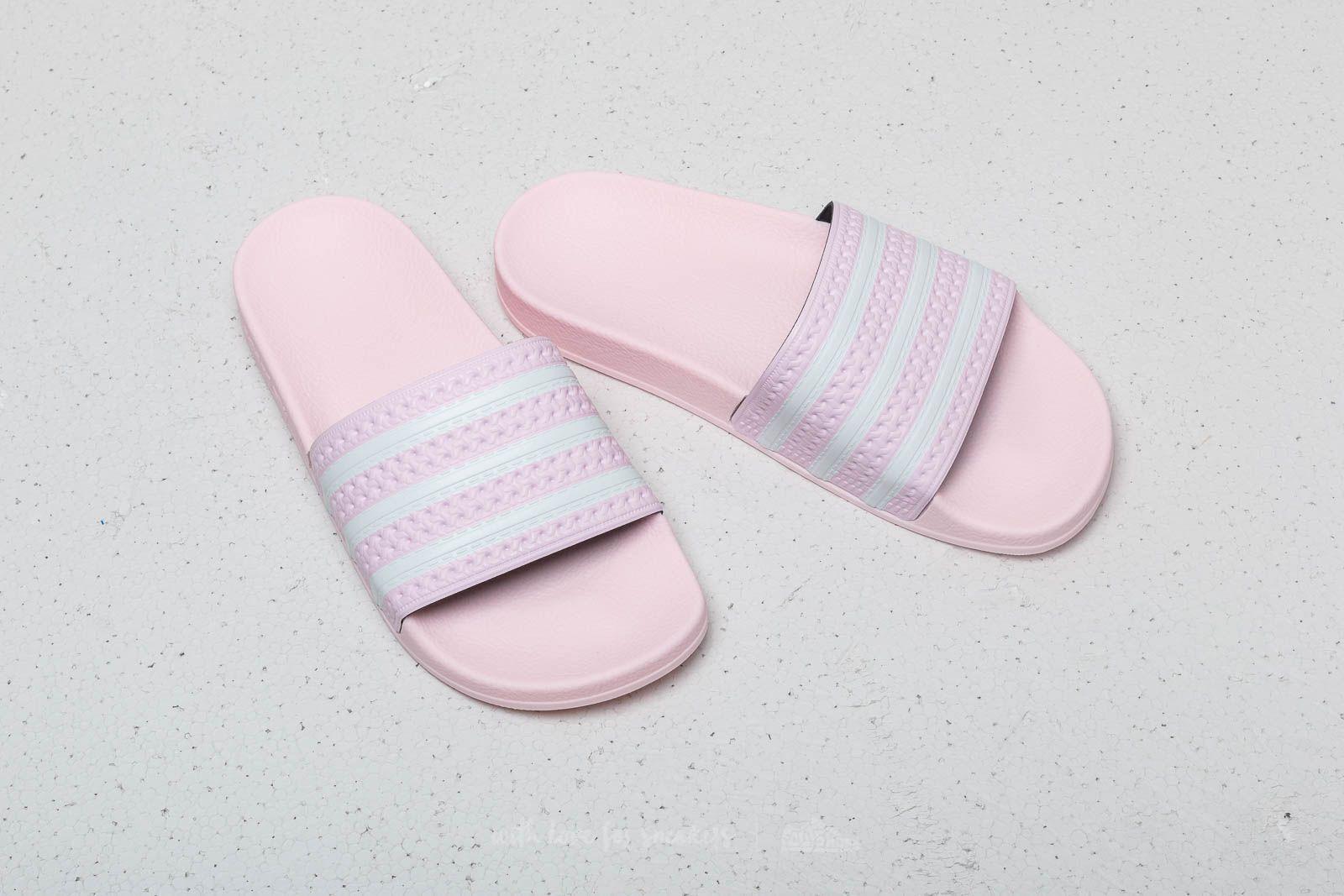 adidas adilette clear pink
