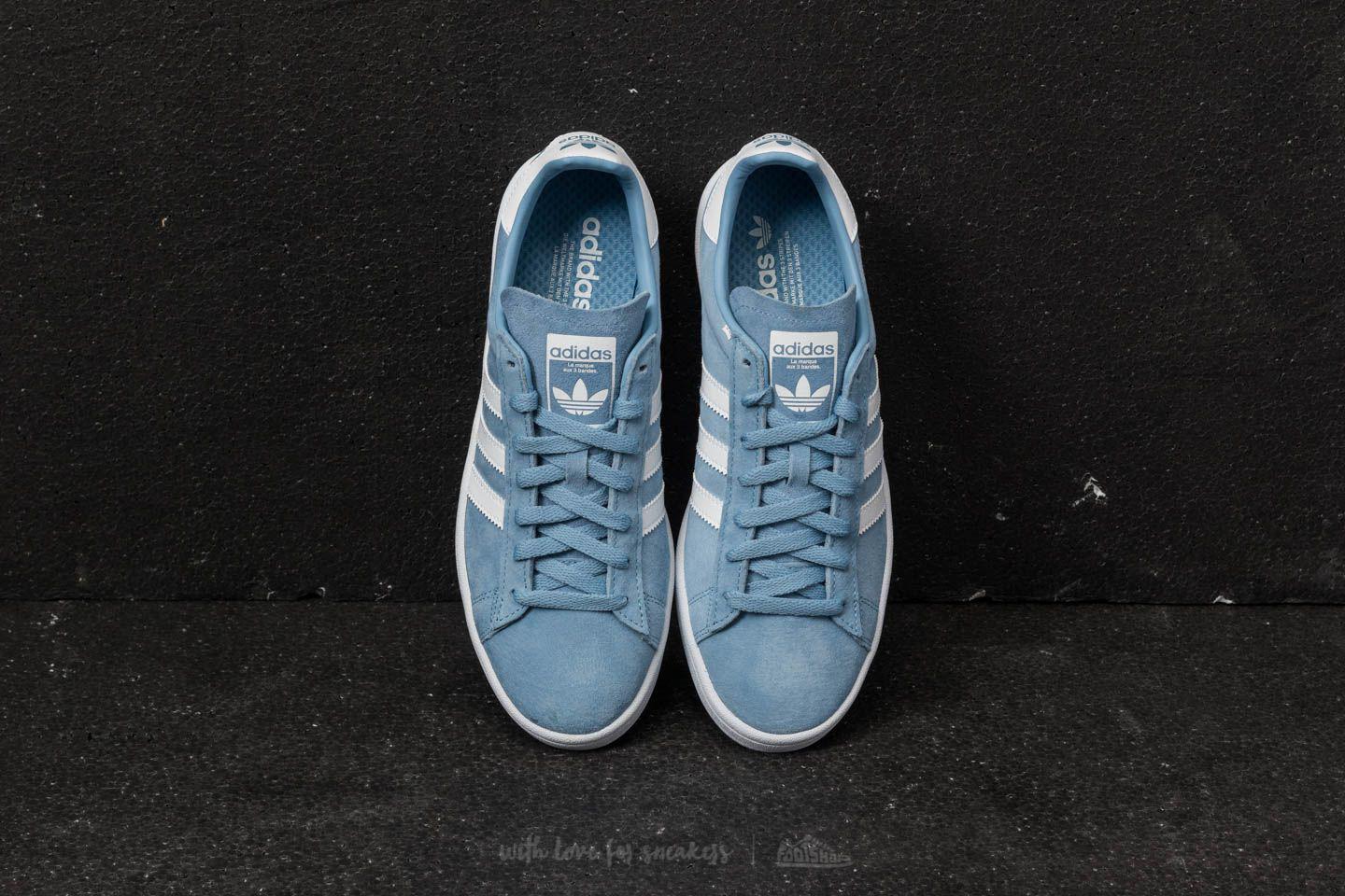 adidas Originals Adidas Campus Ash Blue/ Ftw Ftw White for Men Lyst