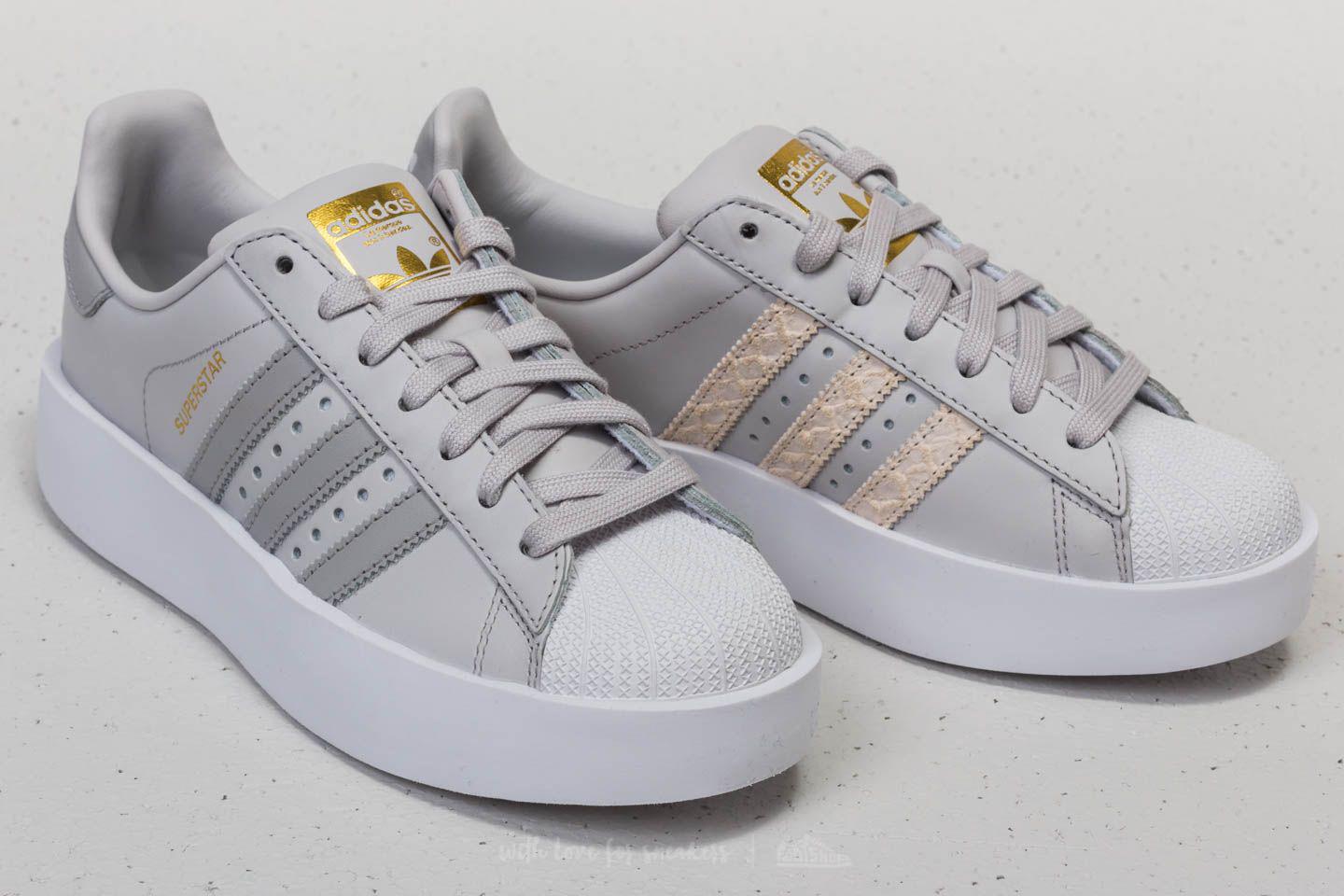 grey and white superstars