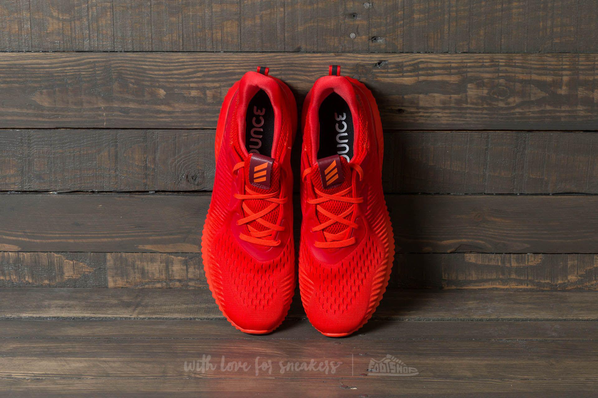 Footshop Adidas Alphabounce Em M Red/ Red/ Red for Men | Lyst