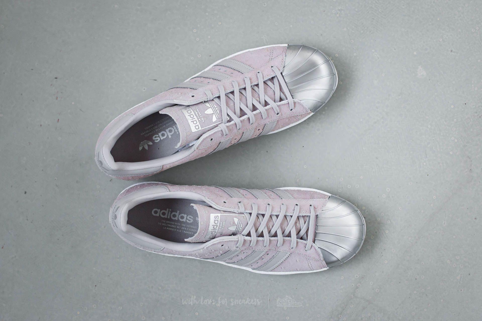 adidas Originals Rubber Adidas Superstar 80s Metal Toe W Cool Grey