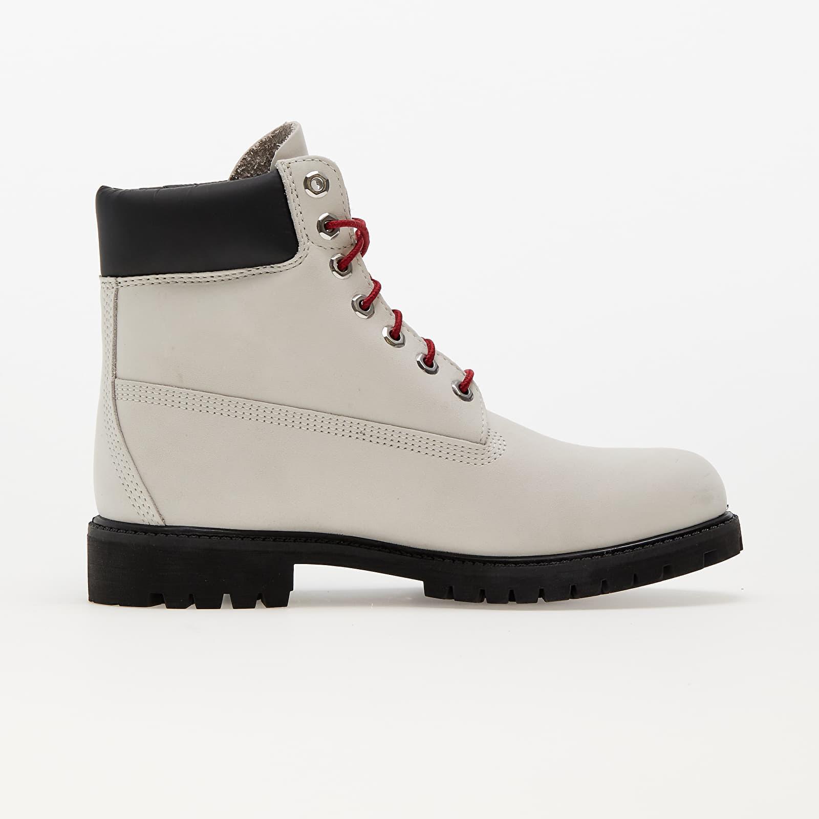Timberland 6 Inch Premium Boot Bright White in Black for Men | Lyst