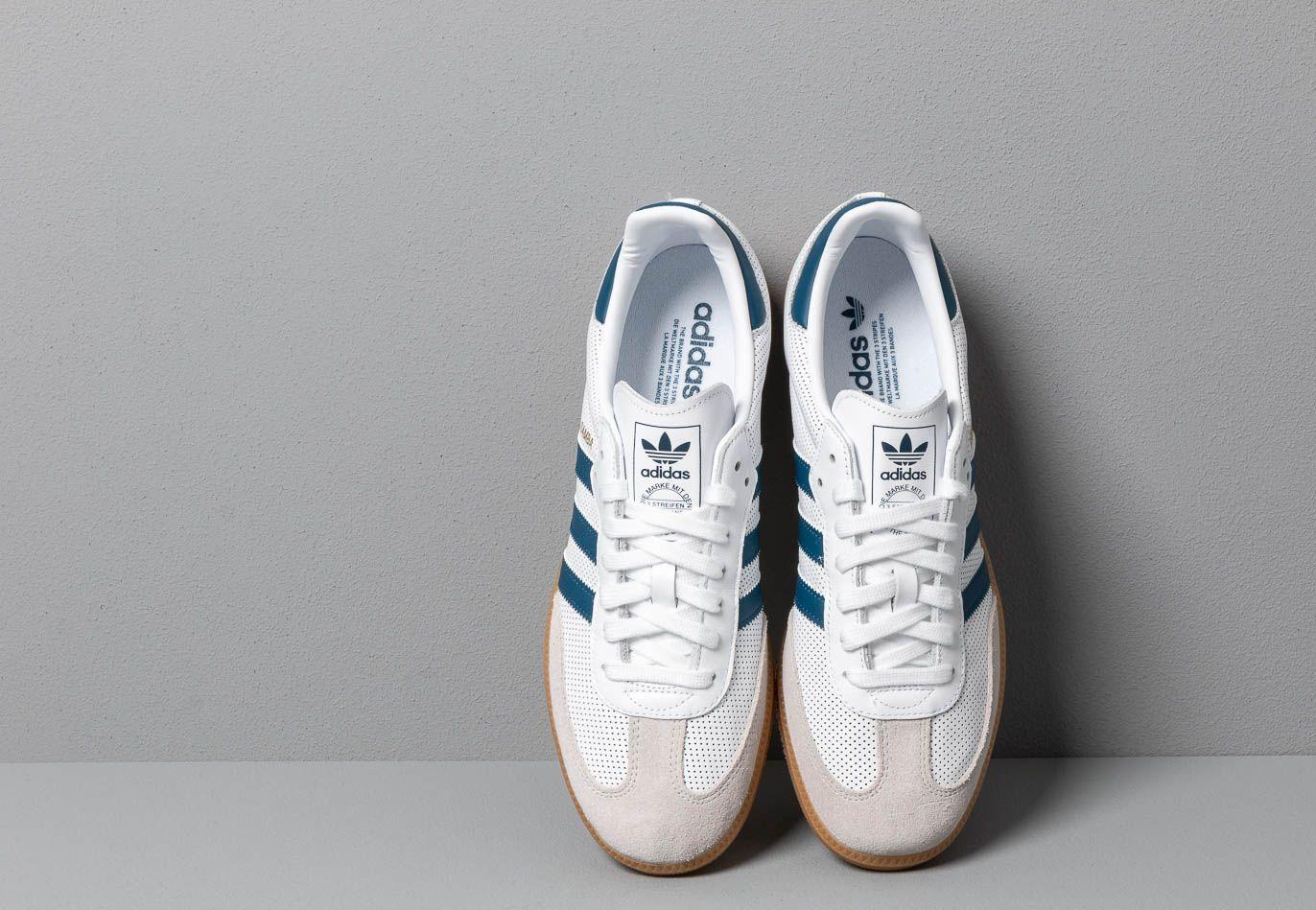 adidas Originals Gummi Adidas Samba OG Ftw White/ Legend Marine/ Grey One  in Grau für Herren - Lyst