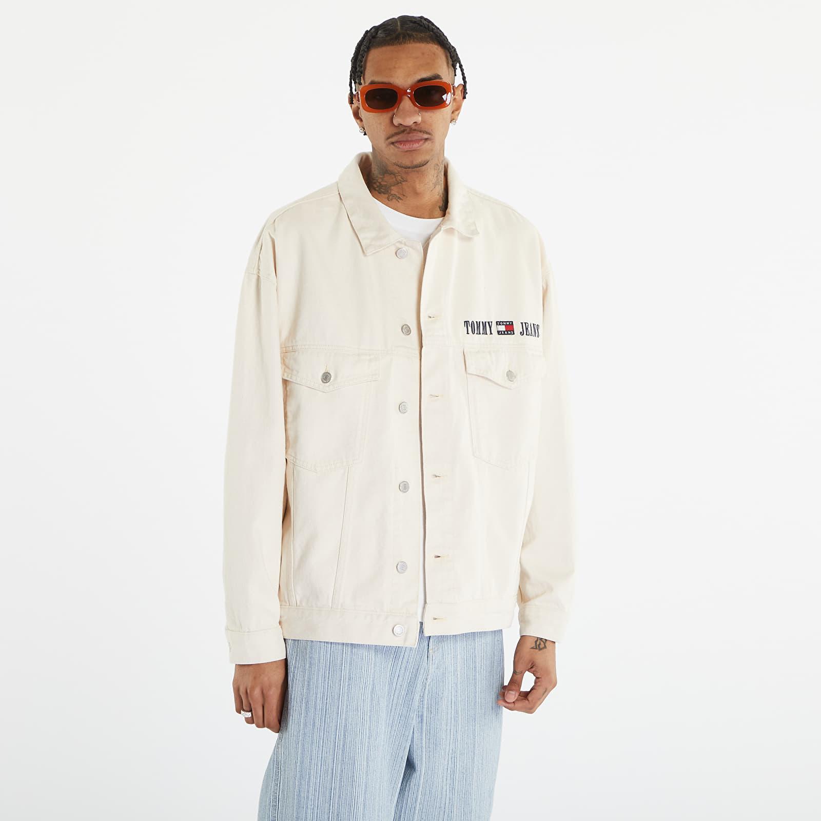 Tommy Hilfiger Aiden Oversized Denim Jacket Denim in White for Men | Lyst