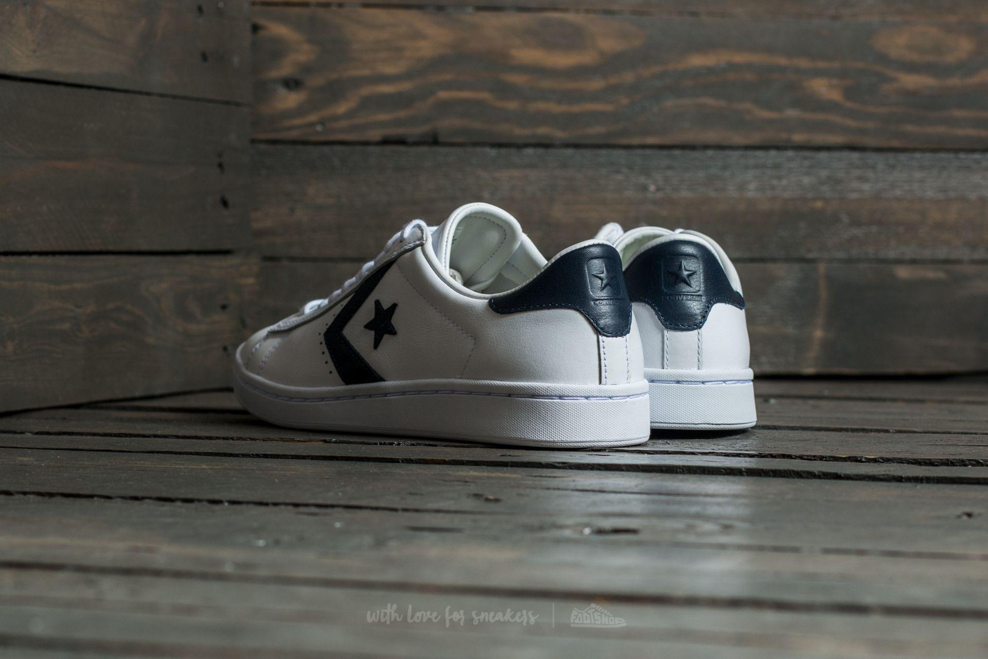Converse Pro Leather Lp Ox White/ Obsidian/ White - Lyst