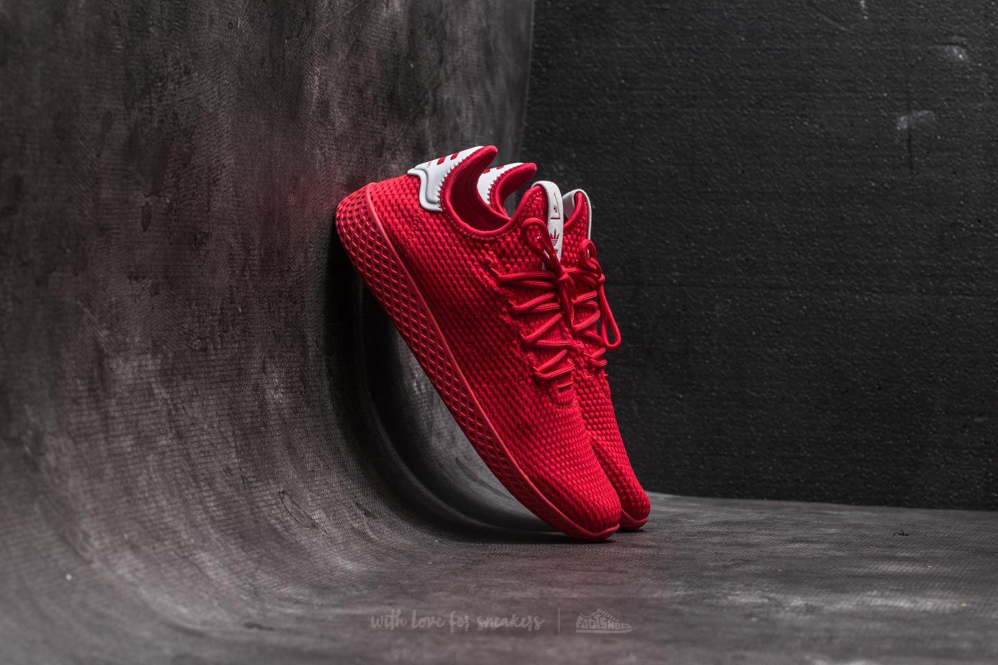 adidas pharrell williams white red