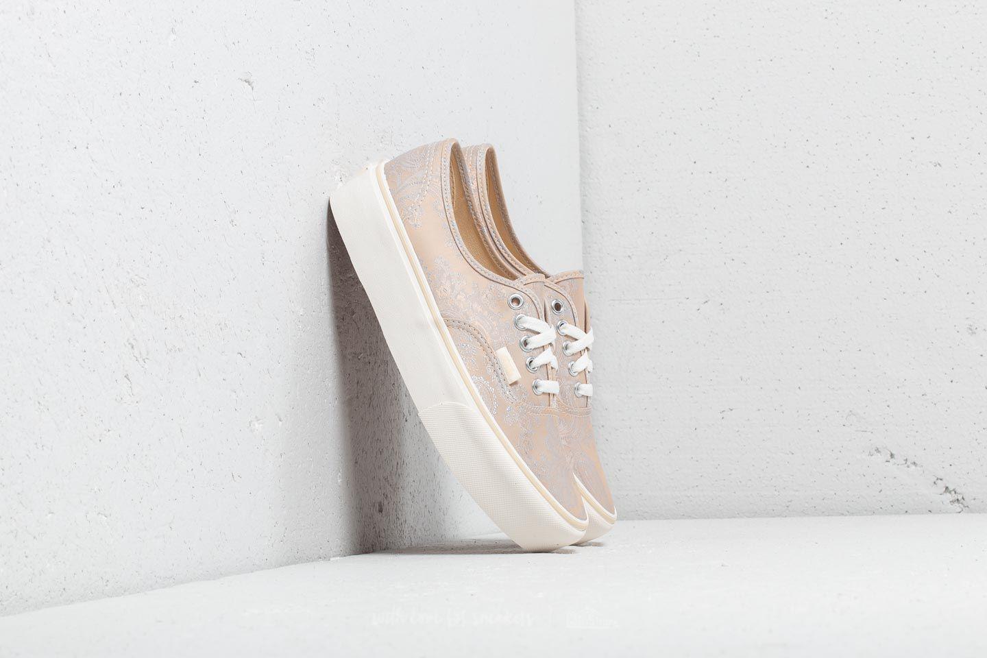 Vans Authentic Platform (satin Paisley) Nude/ Snow | Lyst