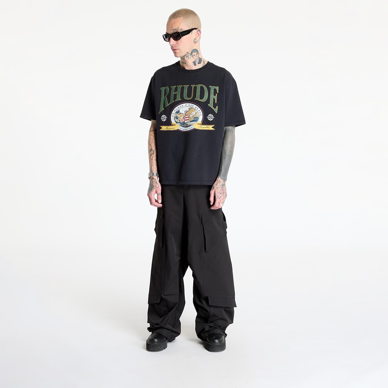 【関税込み】Rhude ブラック 'Monaco Regatta' Tシャツ Black 'Monaco Regatta' T-shirt by Rhude on Sale