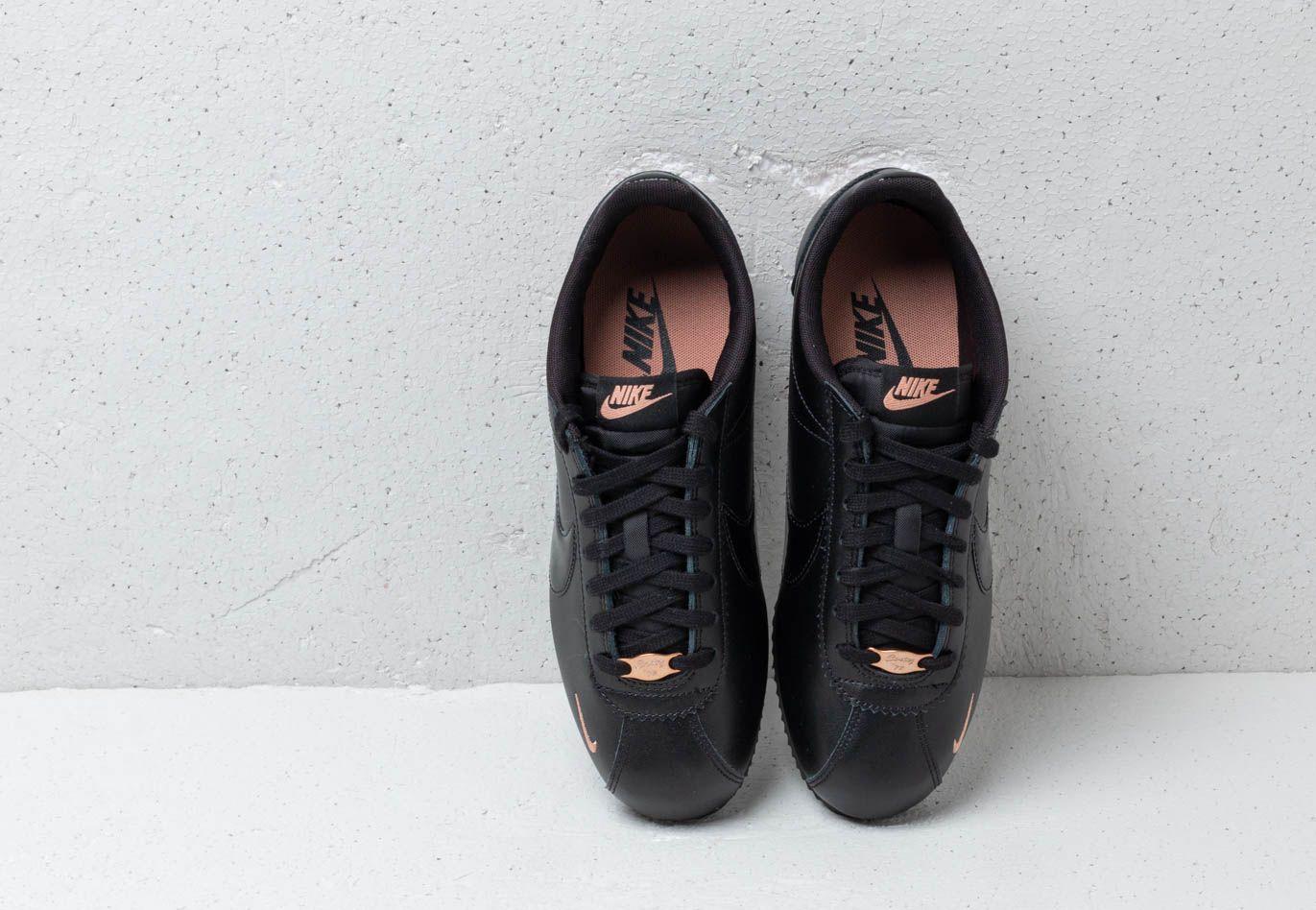 nike cortez premium black rose gold