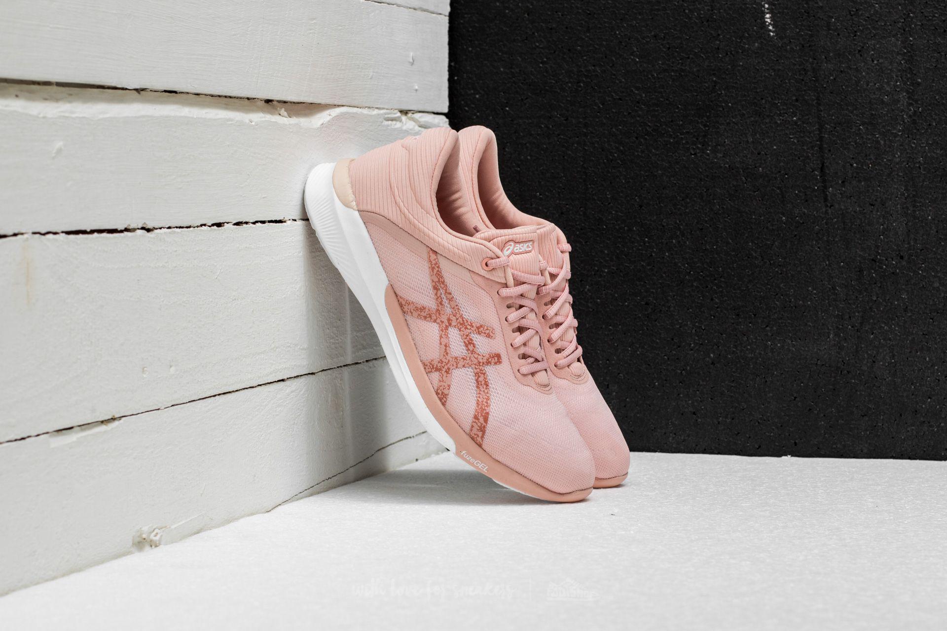 tênis asics fuzex rush rosa