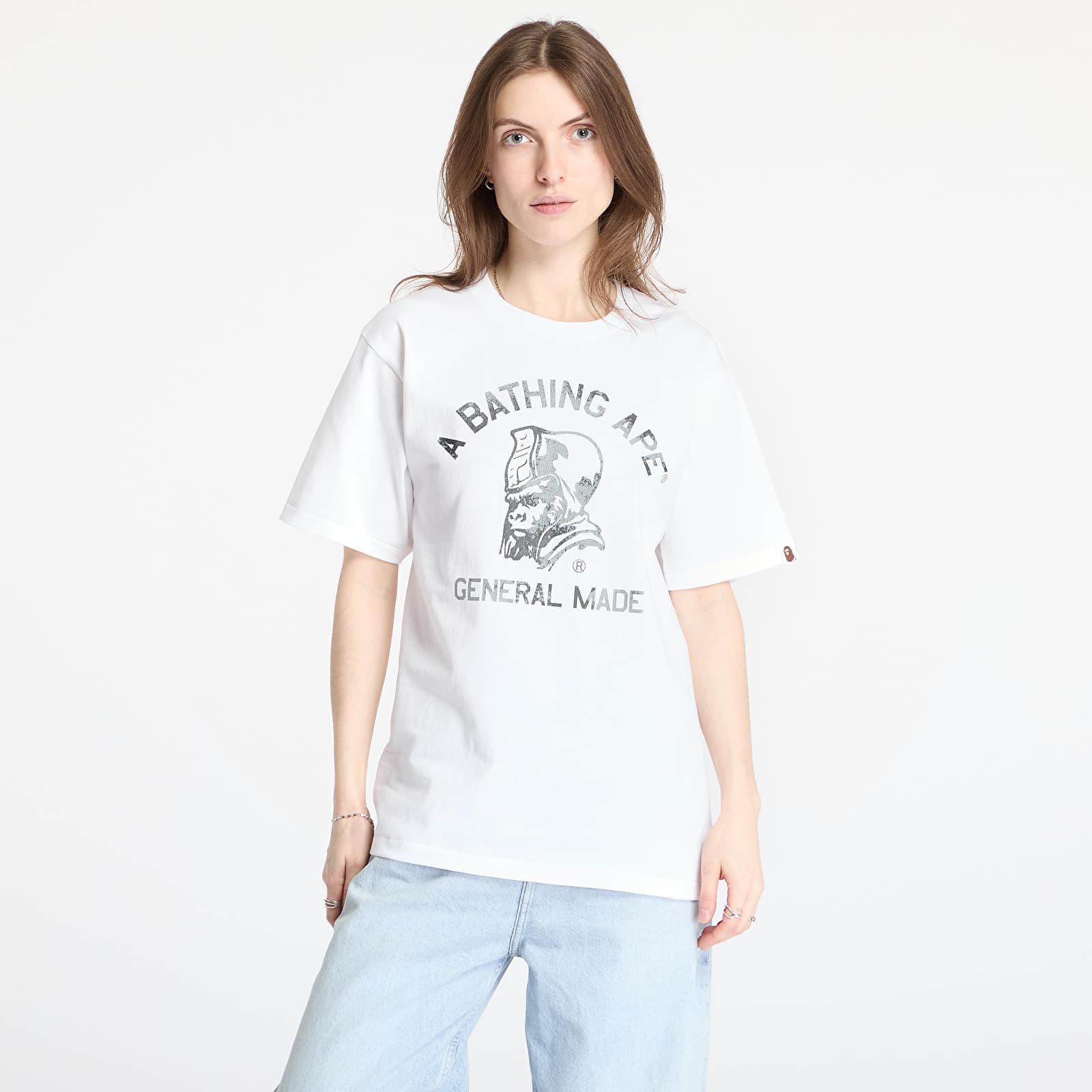 NEW【A BATHING APE】HIGH TONE BLEACH GENERAL MADE TEE A Bathing Ape T-Shirt High Tone Bleach General Made Tee in