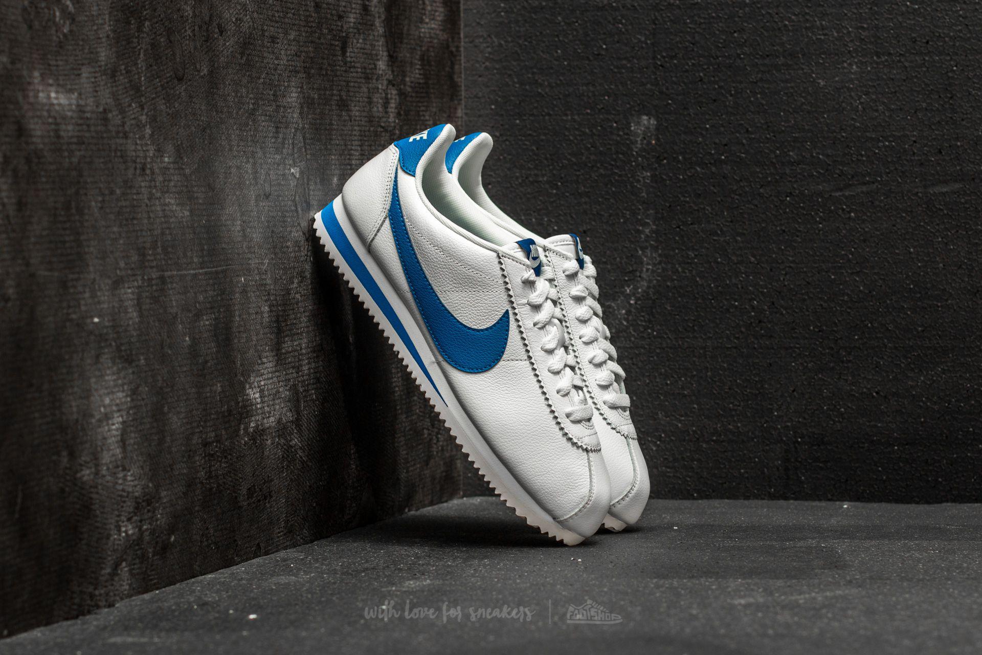 Amabilidad vertical Hermanos Nike Classic Cortez Leather Se Sail/ Blue Jay for Men | Lyst