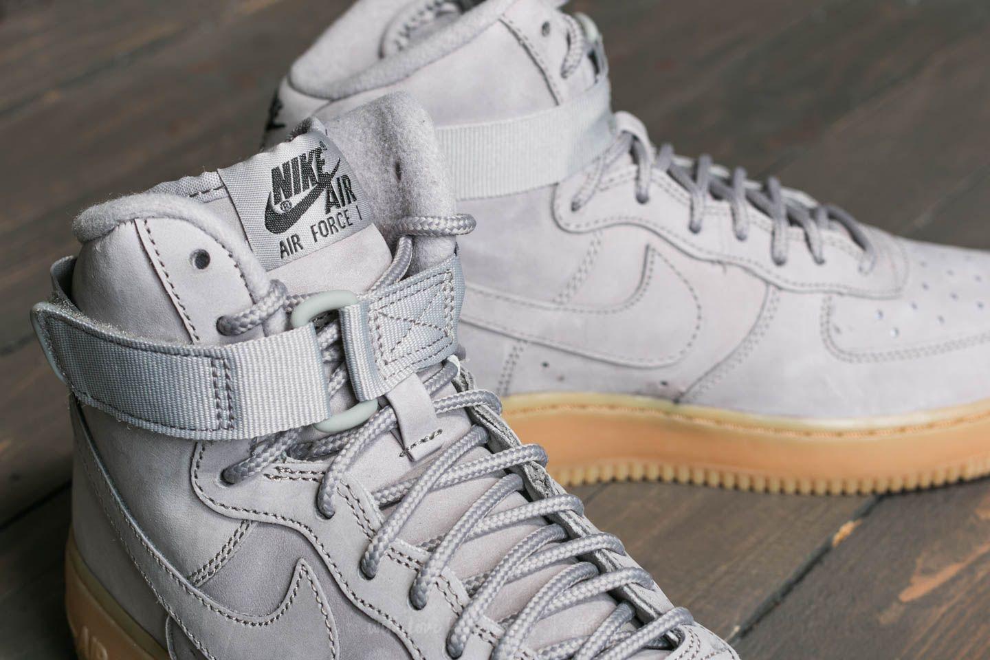 Air Force 1 High Wb (gs) Medium Grey/ Medium Grey-black Air Force 1 High Wb (gs) Medium Grey/ Medium Grey-black