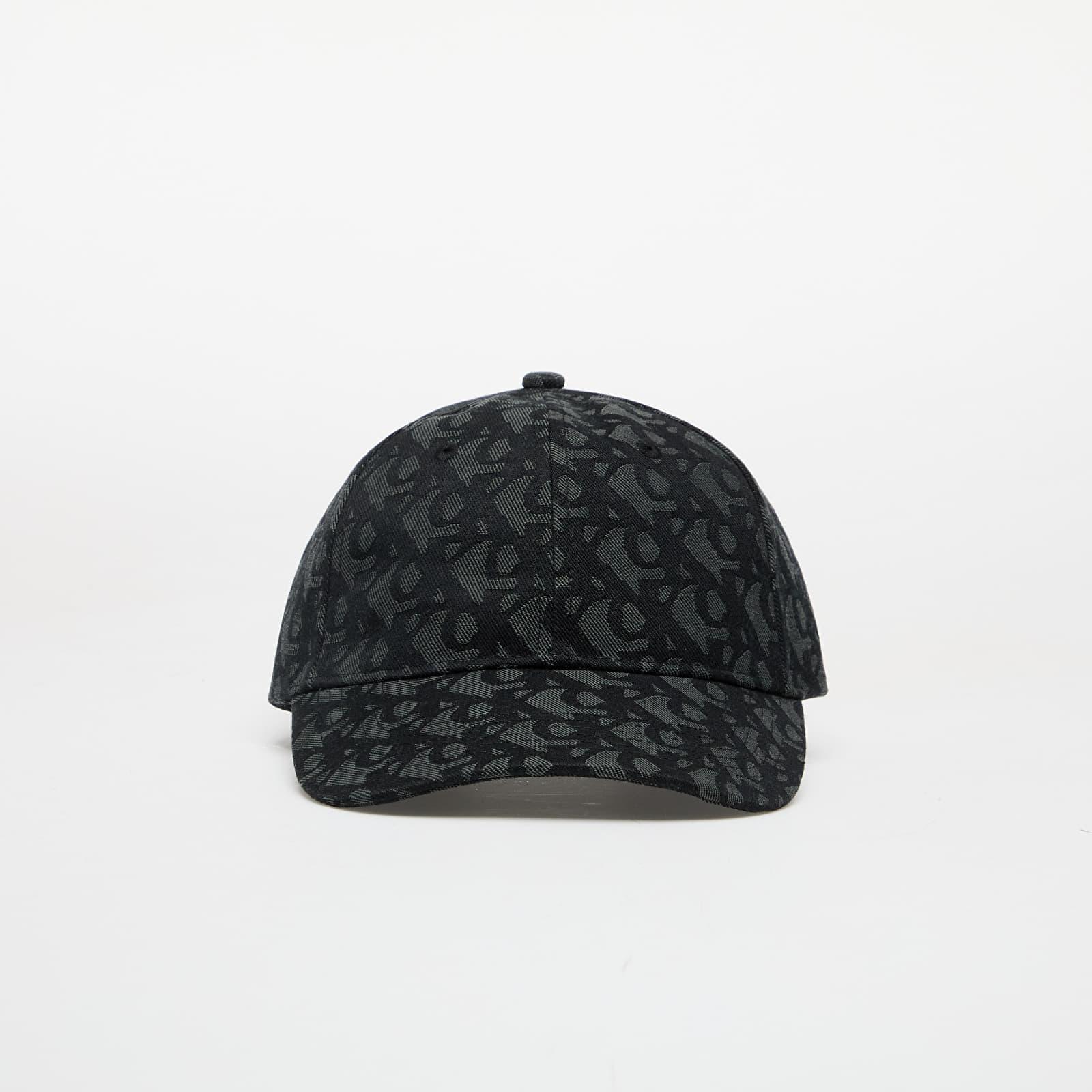 Calvin Klein Cap Jeans Logo Jacquard Baseball Cap in Black