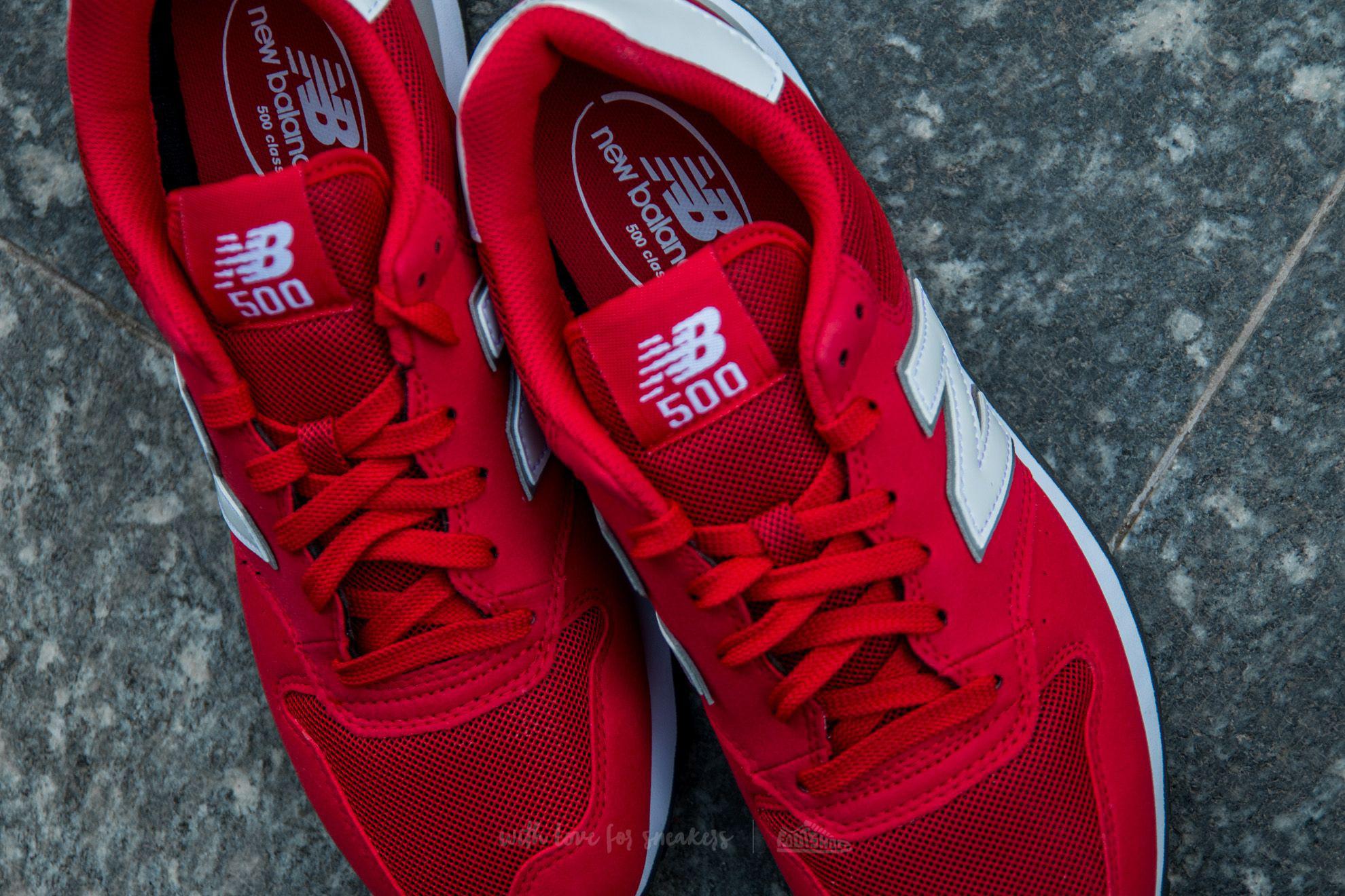 New Balance 500 Red for Men | Lyst