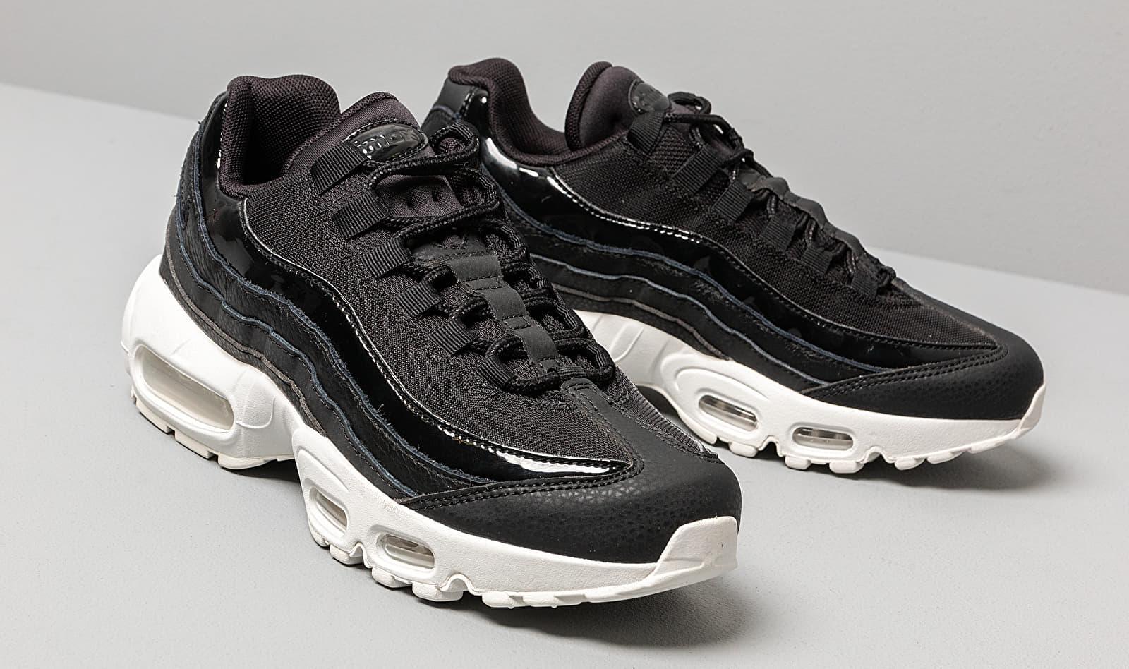 nike air max 95 se black and white