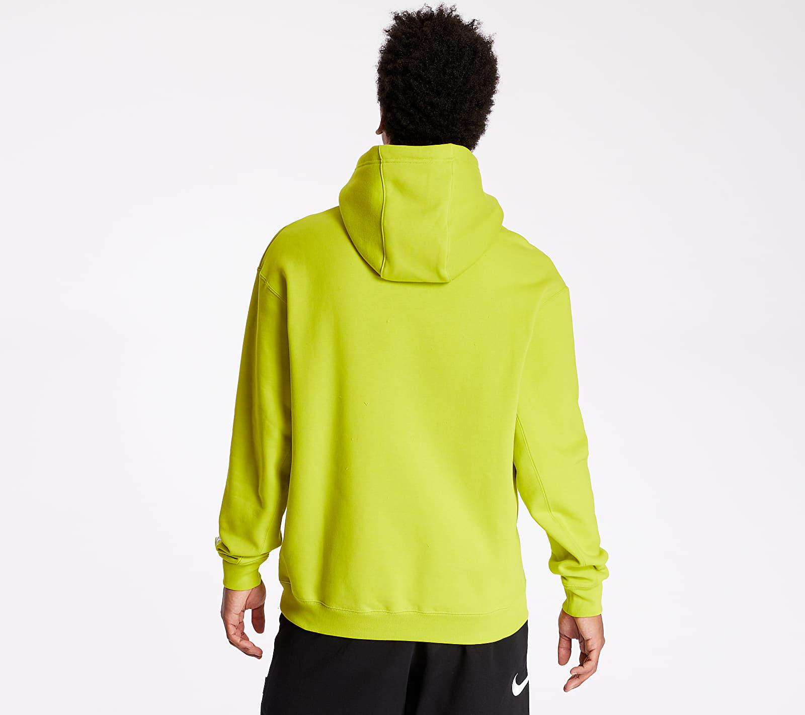 Nike Just Do It Heavyweight Hoodie Lime Green for Men | Lyst