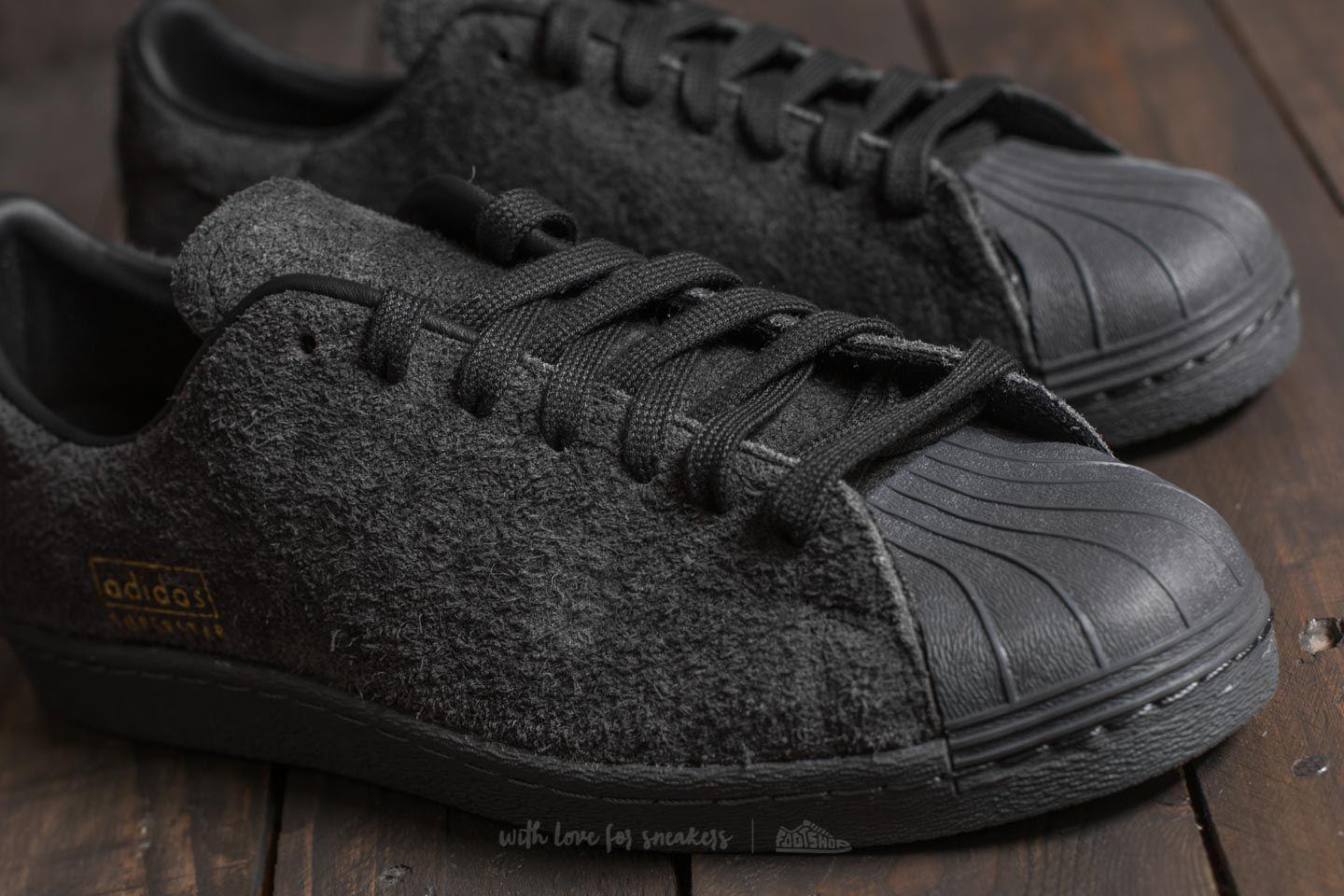 adidas superstar 80's clean utility black