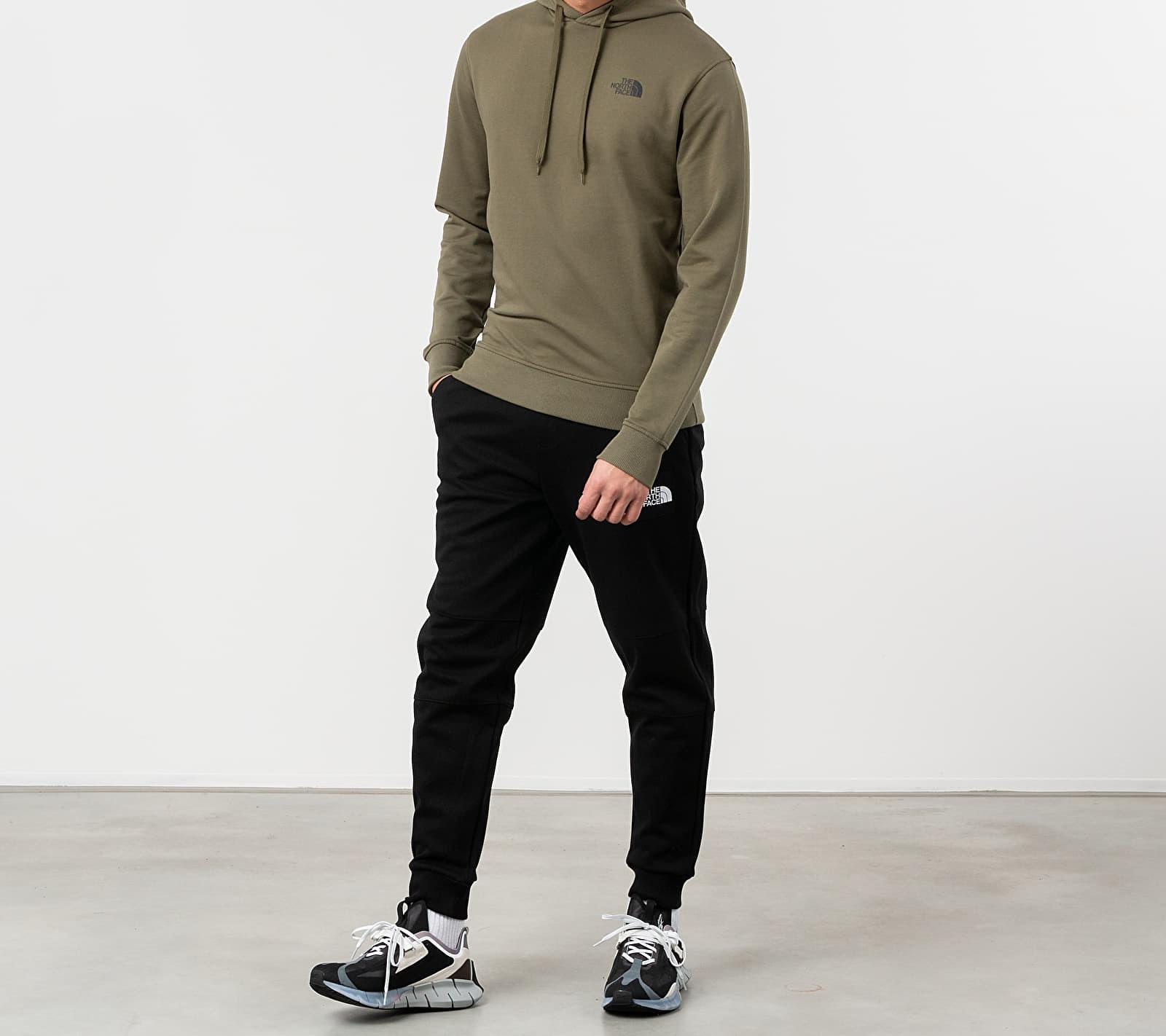 north face drew peak hoodie green