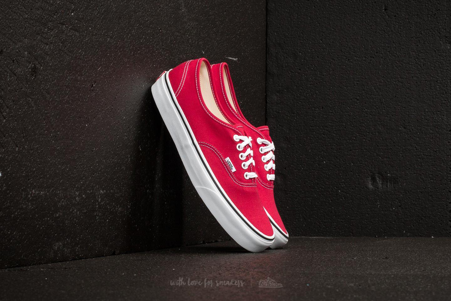vans old skool crimson true white