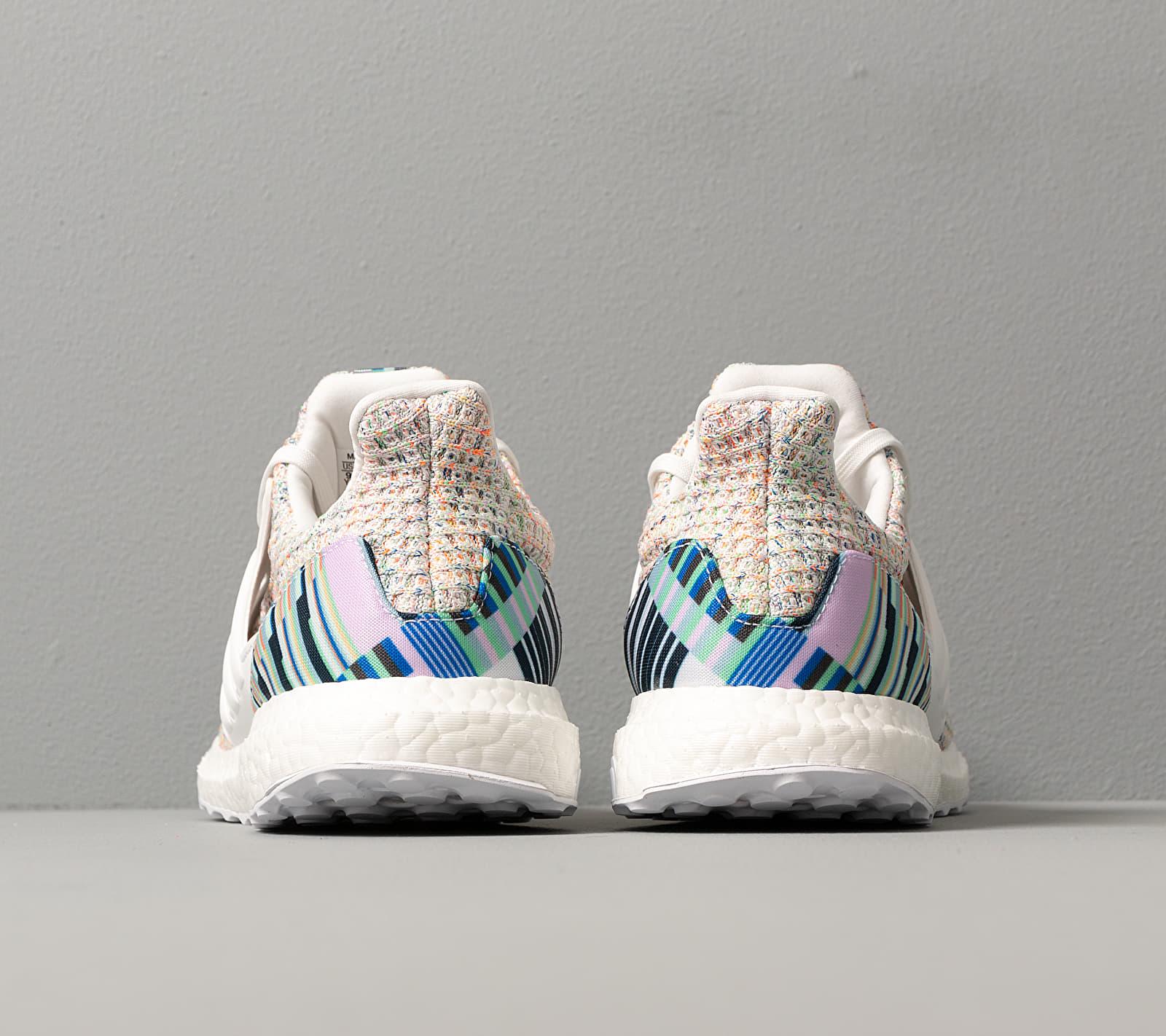 ultra boost white glow green