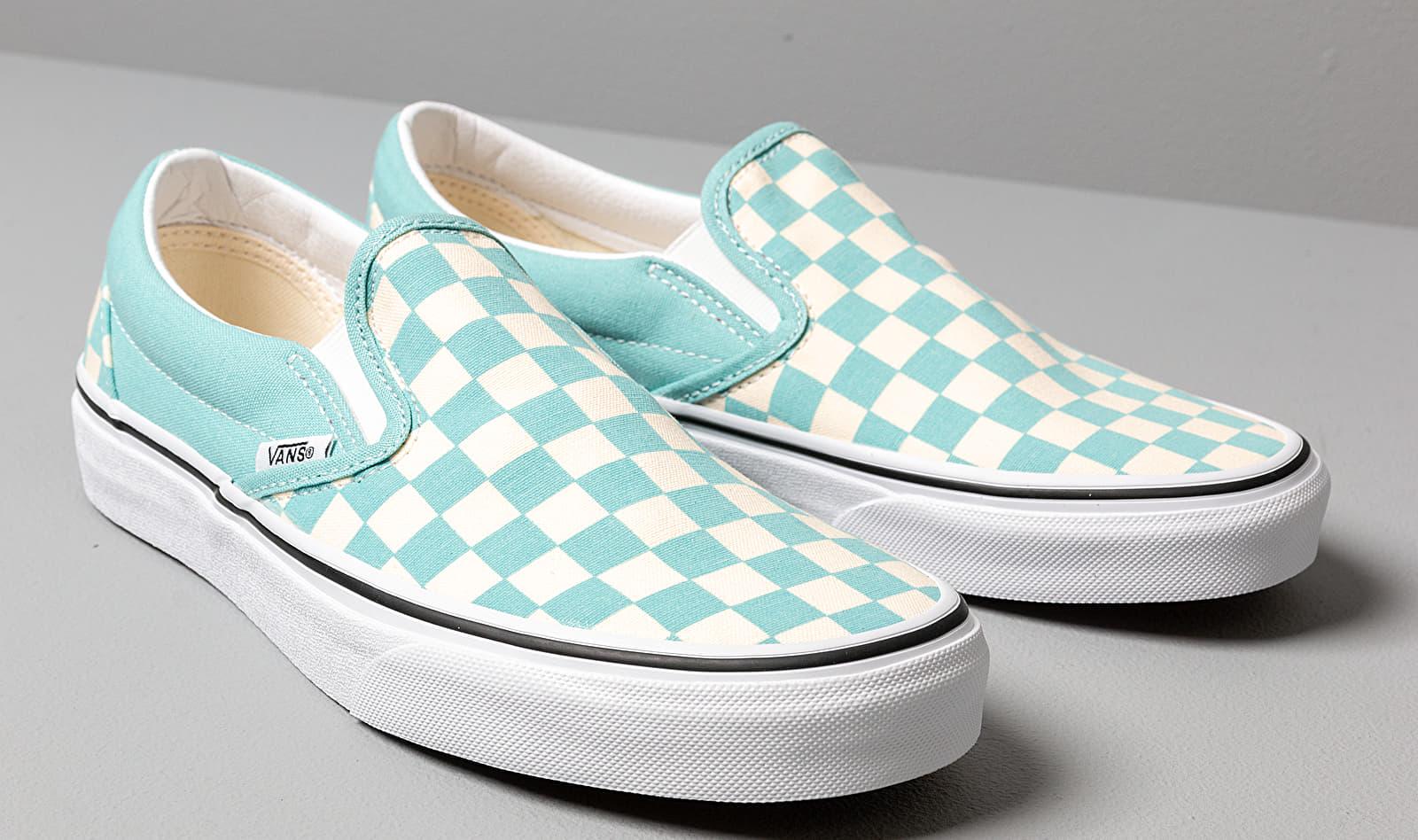 aqua haze slip on vans