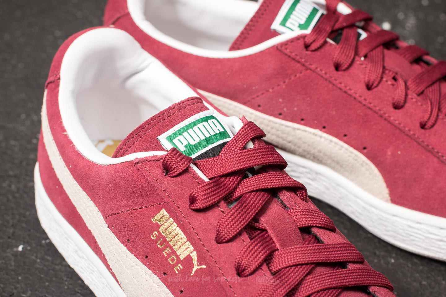 puma suede cabernet