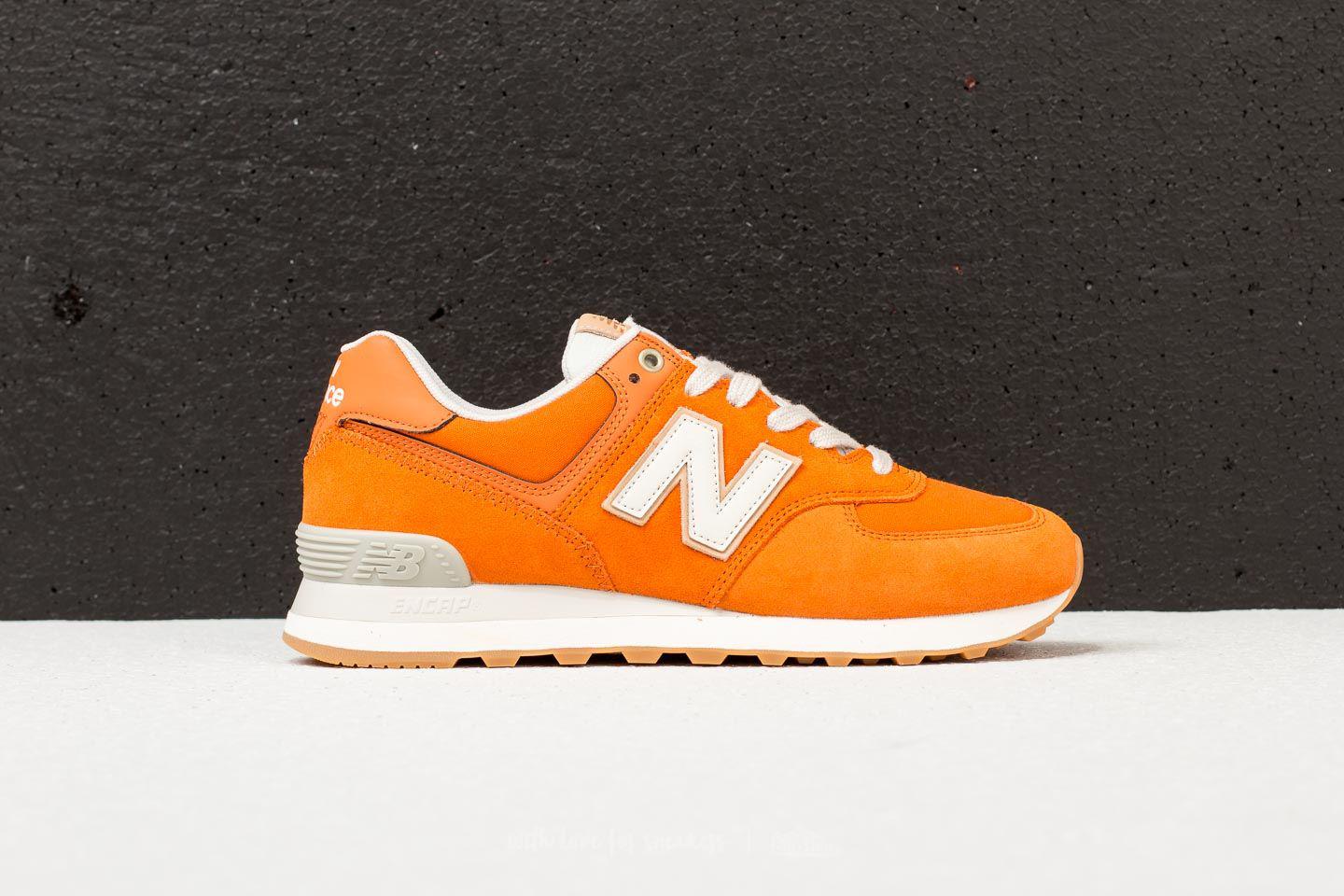 new balance 574 mens orange