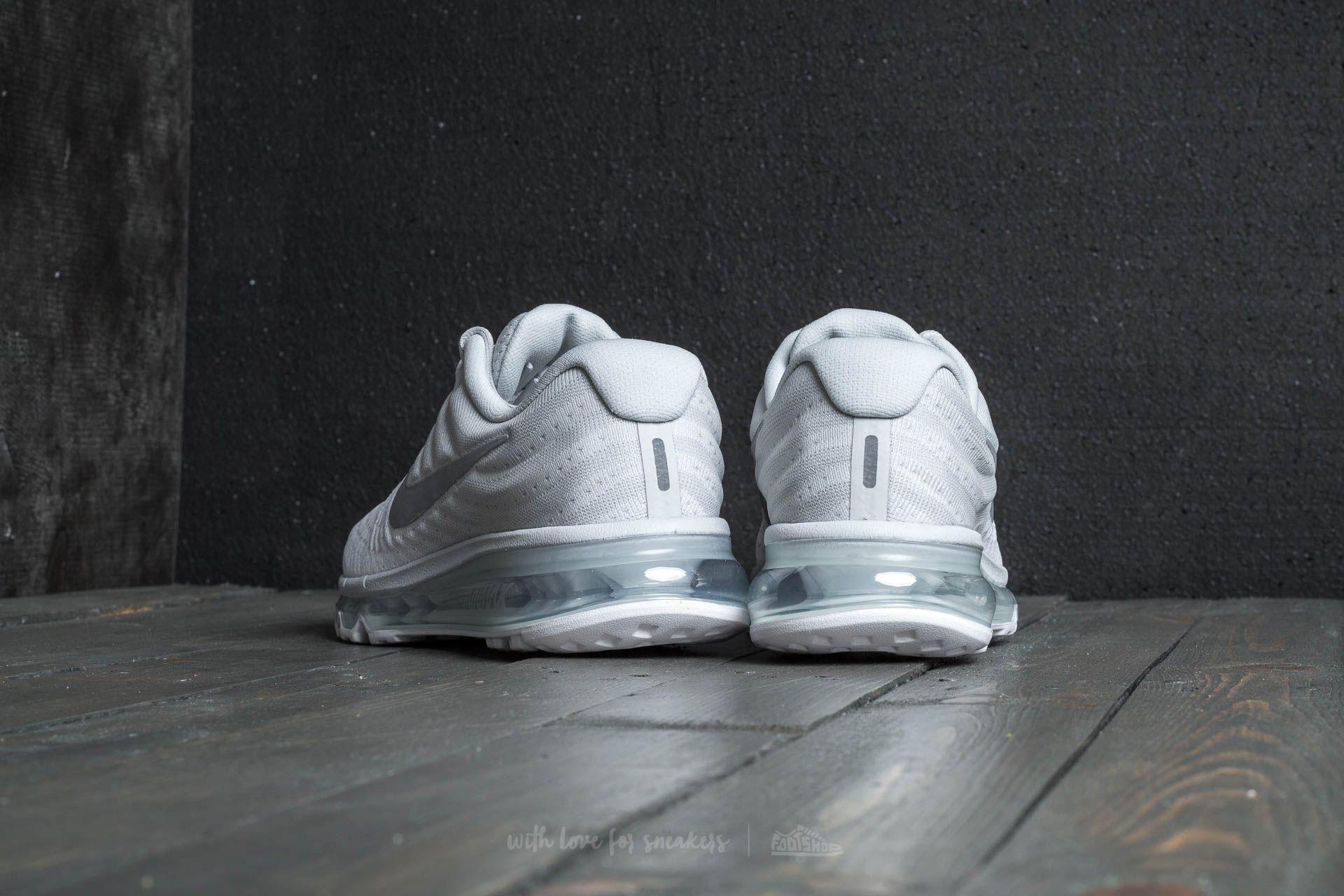 Nike Air Max 2017 Pure Platinum/ Wolf Grey-white in Gray for Men | Lyst