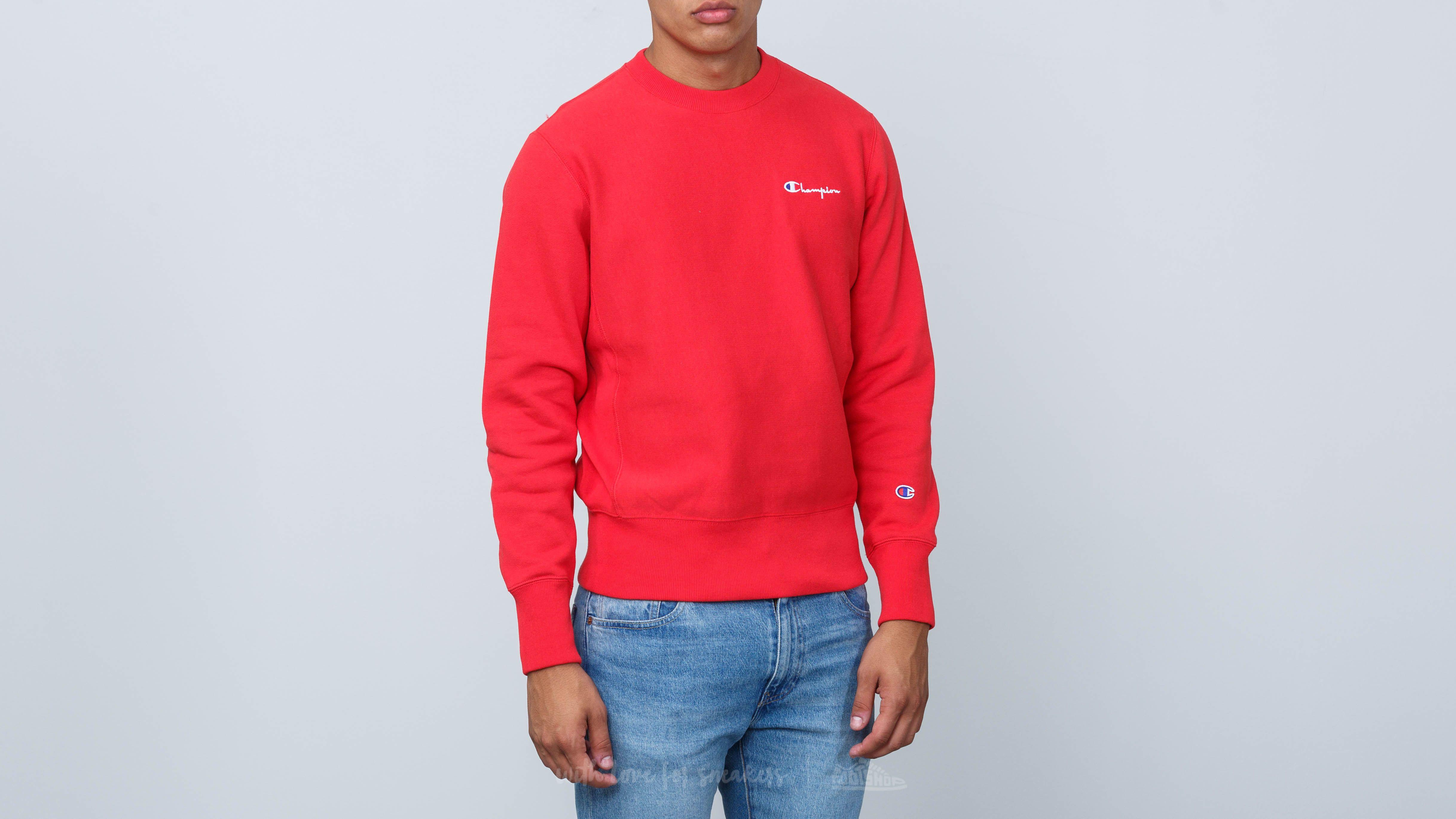 champion sweatshirt red