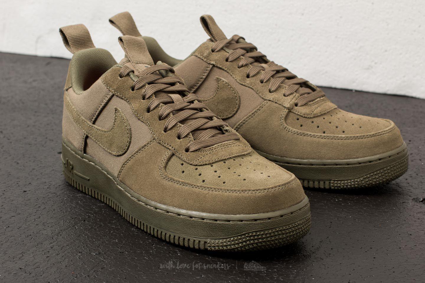 Nike Air Force 1 ́07 Canvas Medium Olive/ Medium Olive in Green ... Nike Air Force 1 ́07 Canvas Medium Olive/ Medium Olive in Green ...