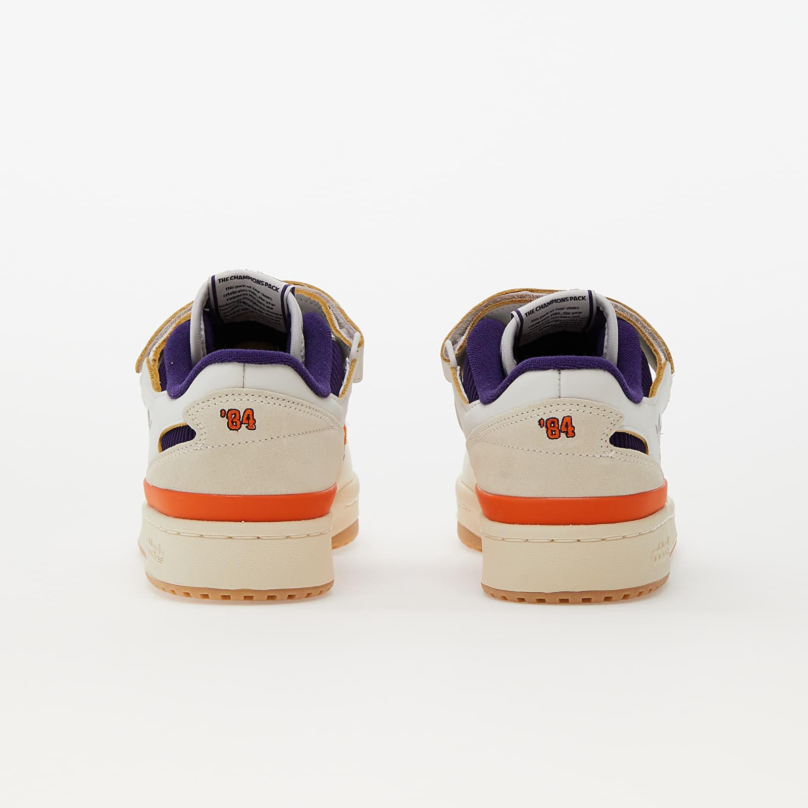adidas Originals Adidas Forum 84 Low Core White/ Deep Purple/ Orange in  Natural for Men | Lyst