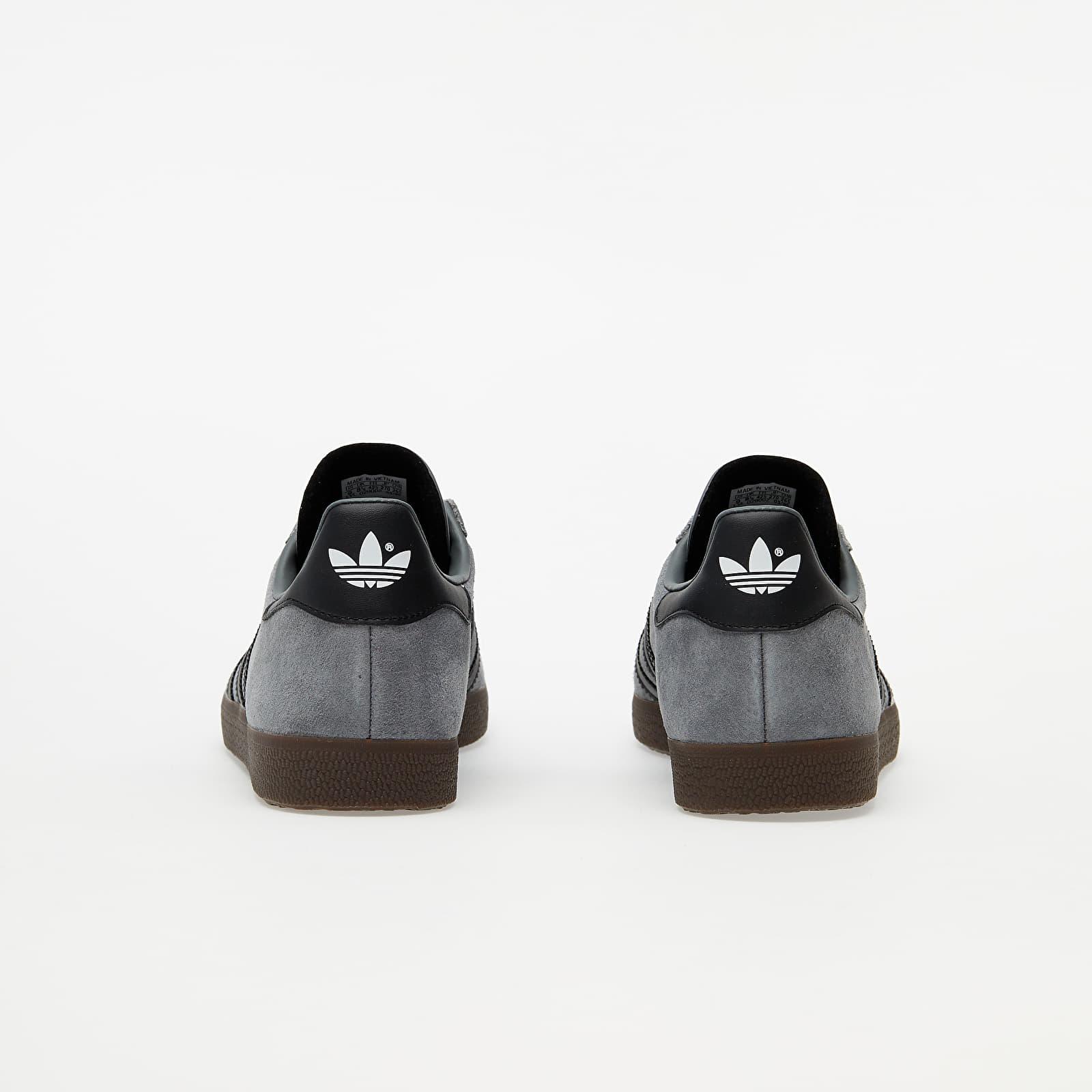adidas Originals Adidas Gazelle Grey Four/ Core Black/ Gum 5 in Gray for  Men | Lyst