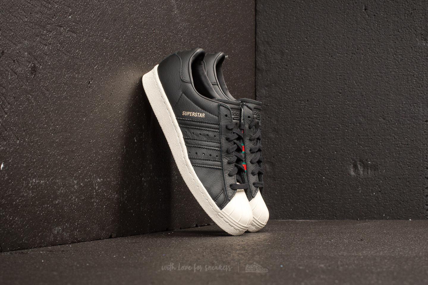 adidas Originals Adidas Superstar 80s Core Black/ Green/ Red for Men | Lyst