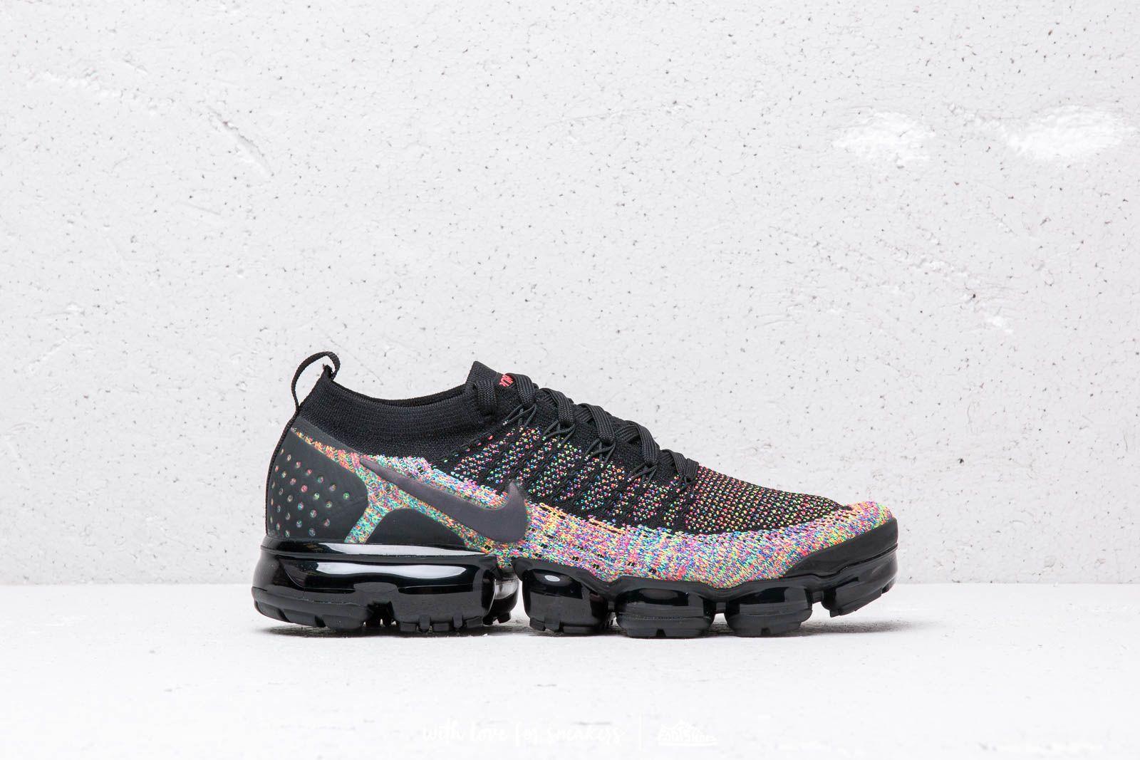 vapormax flyknit 2 black racer pink