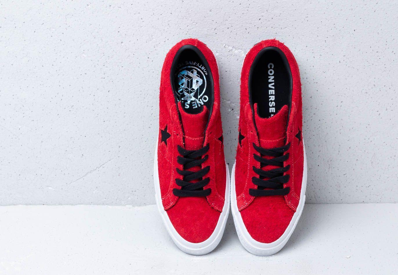 converse one star ox enamel red