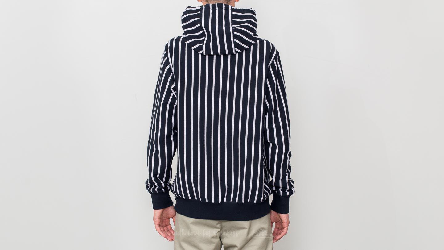 huf sutter stripe pullover hoodie